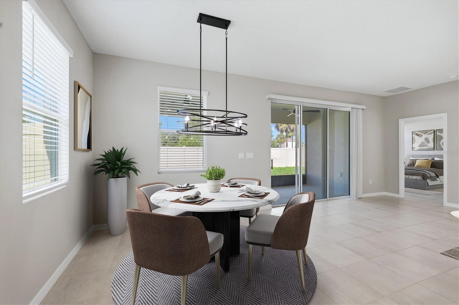 Virtual Stage Dining Area - 12413 DORA TRL, PARRISH