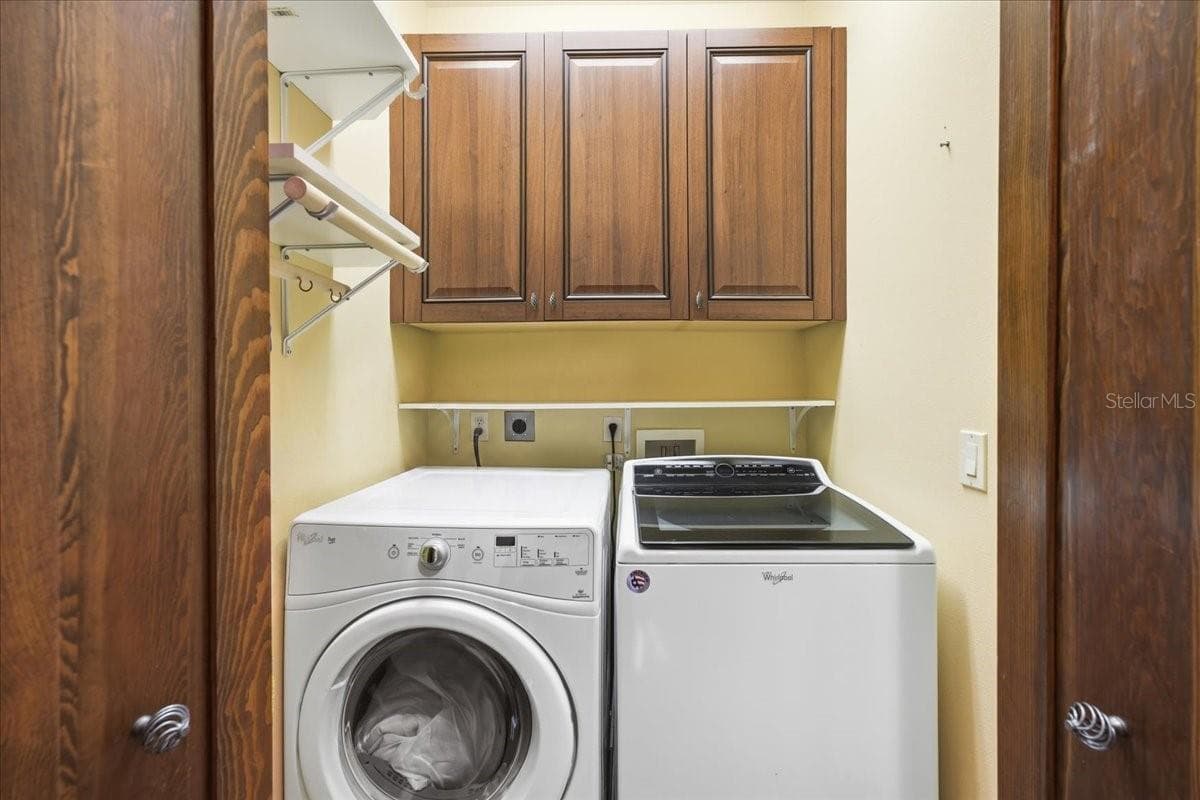 Second-Level Laundry  W/ Gas & Electric Dryer Hook Up - 1719 7TH ST, SARASOTA