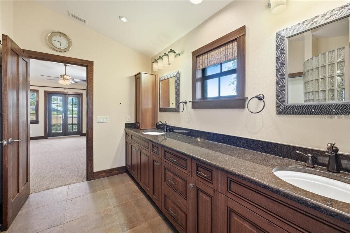 Primary Bathroom Dual Vanity - 1719 7TH ST, SARASOTA