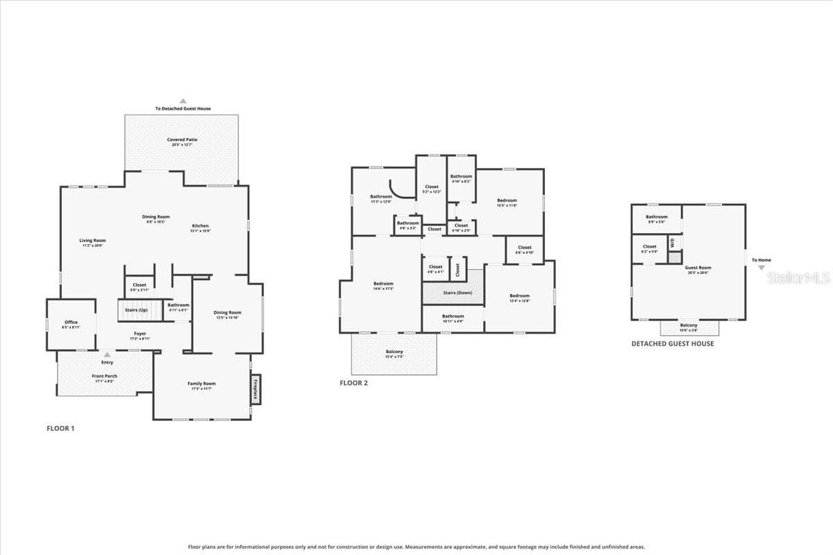 Combined Floor Plan - 1719 7TH ST, SARASOTA