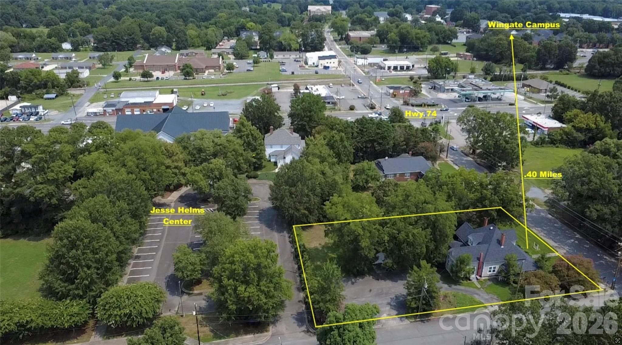 Single Family Residence at 108 S Main Street, Wingate, photo 3 of 30