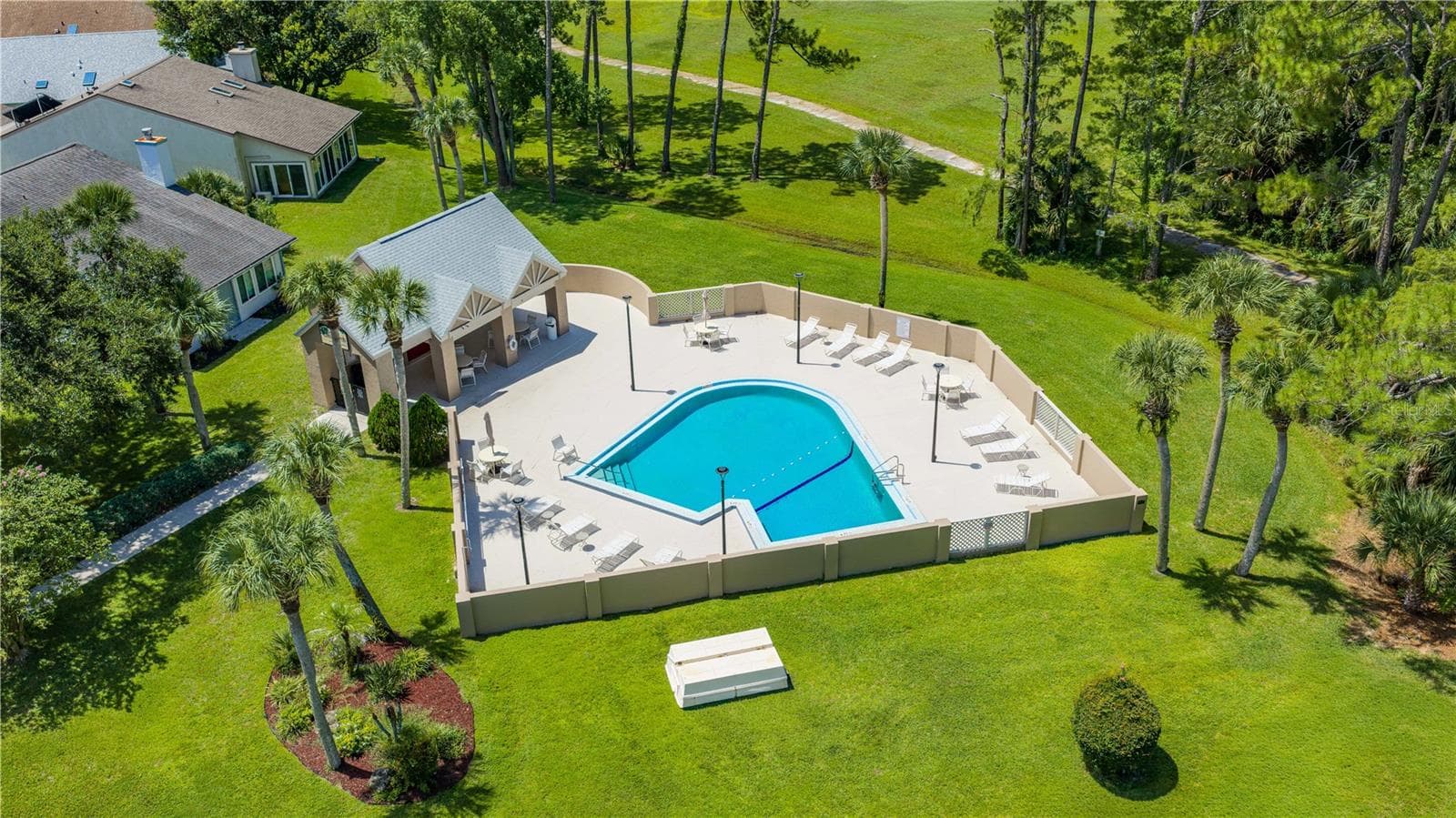 Aerial of Community Pool - 104 SHOAL CREEK CIR, DAYTONA BEACH