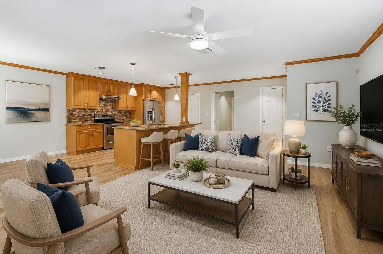 Virtually Staged - 511 MISTLETOE CT #C, SAFETY HARBOR
