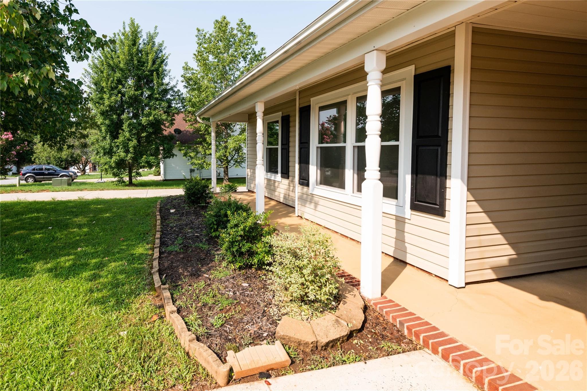 Beautiful front porch with natural shade - 266 Kendra Drive SW, Concord