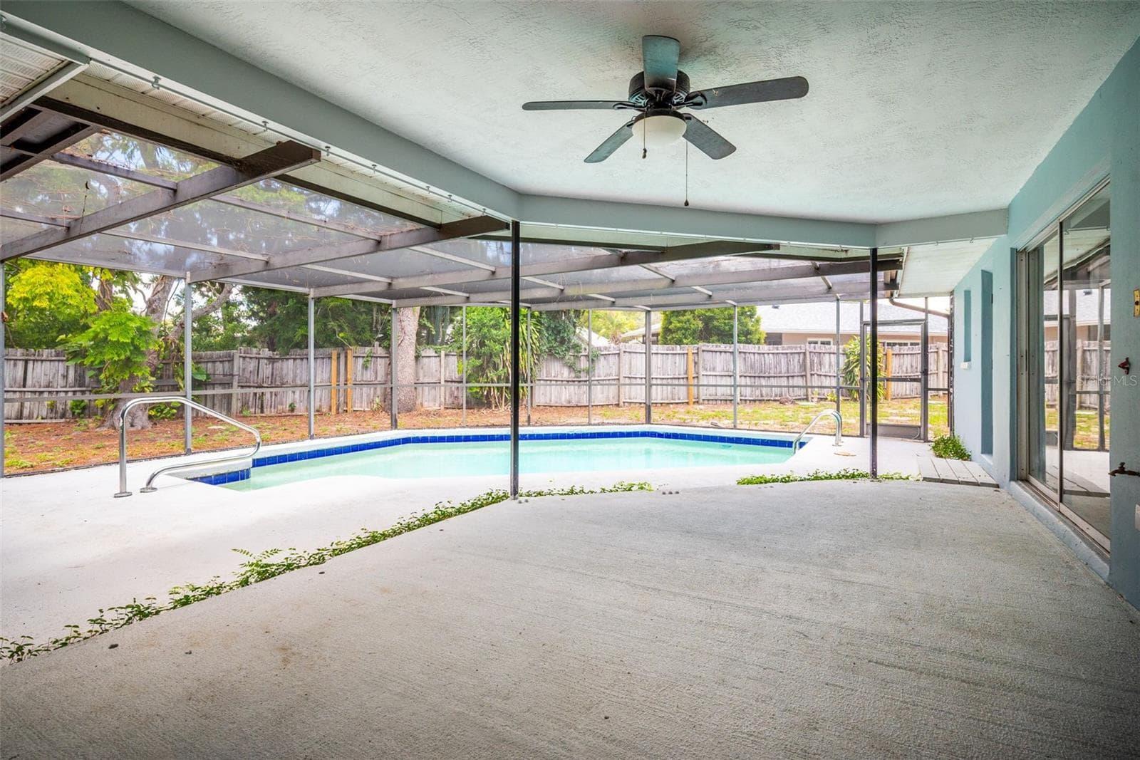 Screened in pool - 504 BAMBOO CT, TARPON SPRINGS