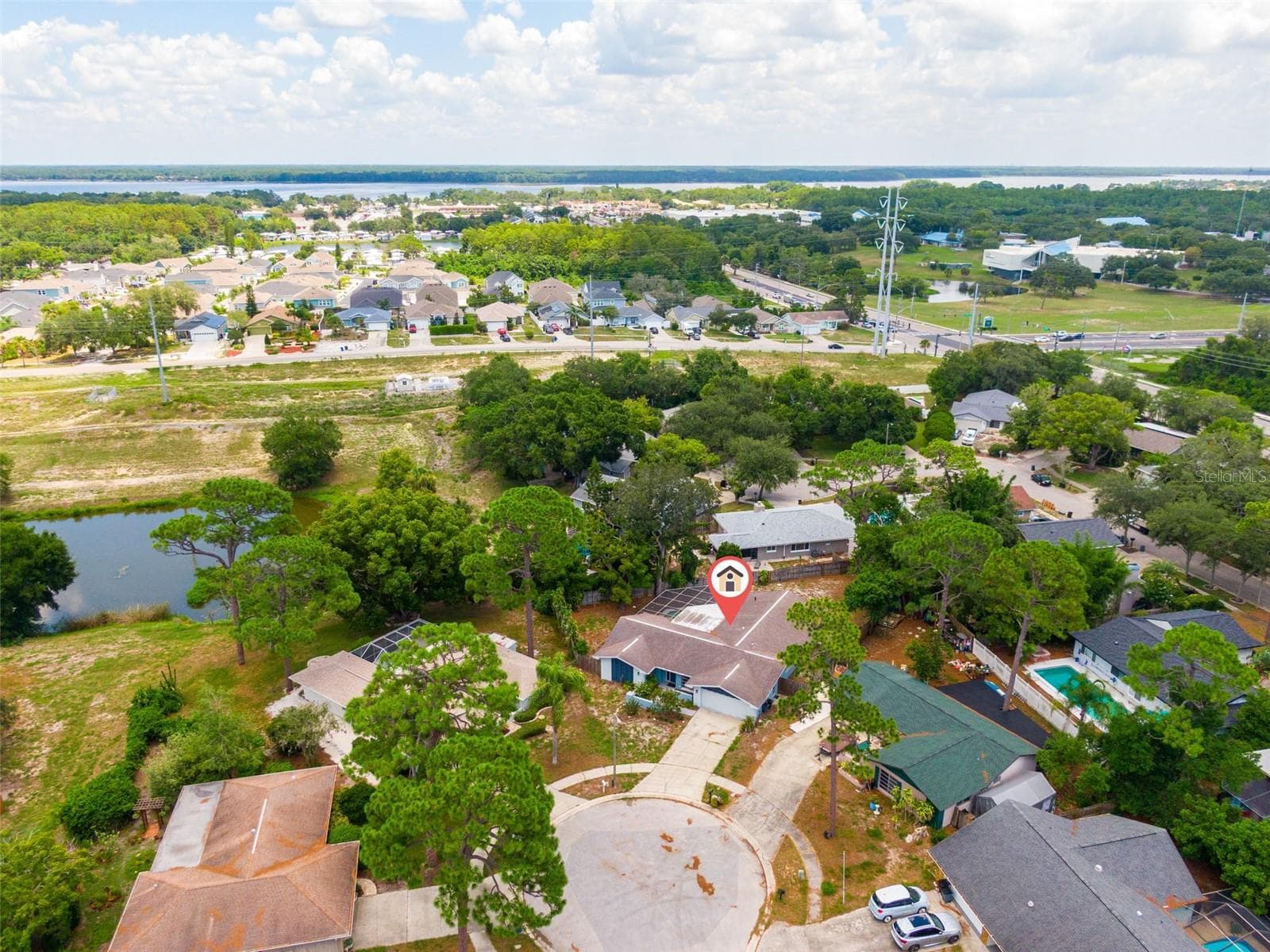 Aerial - 504 BAMBOO CT, TARPON SPRINGS