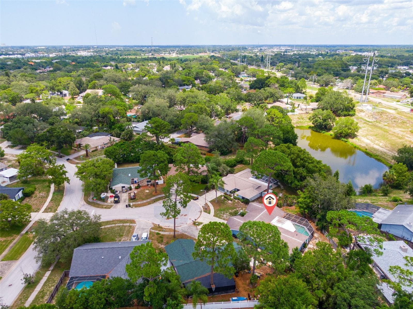 Aerial - 504 BAMBOO CT, TARPON SPRINGS
