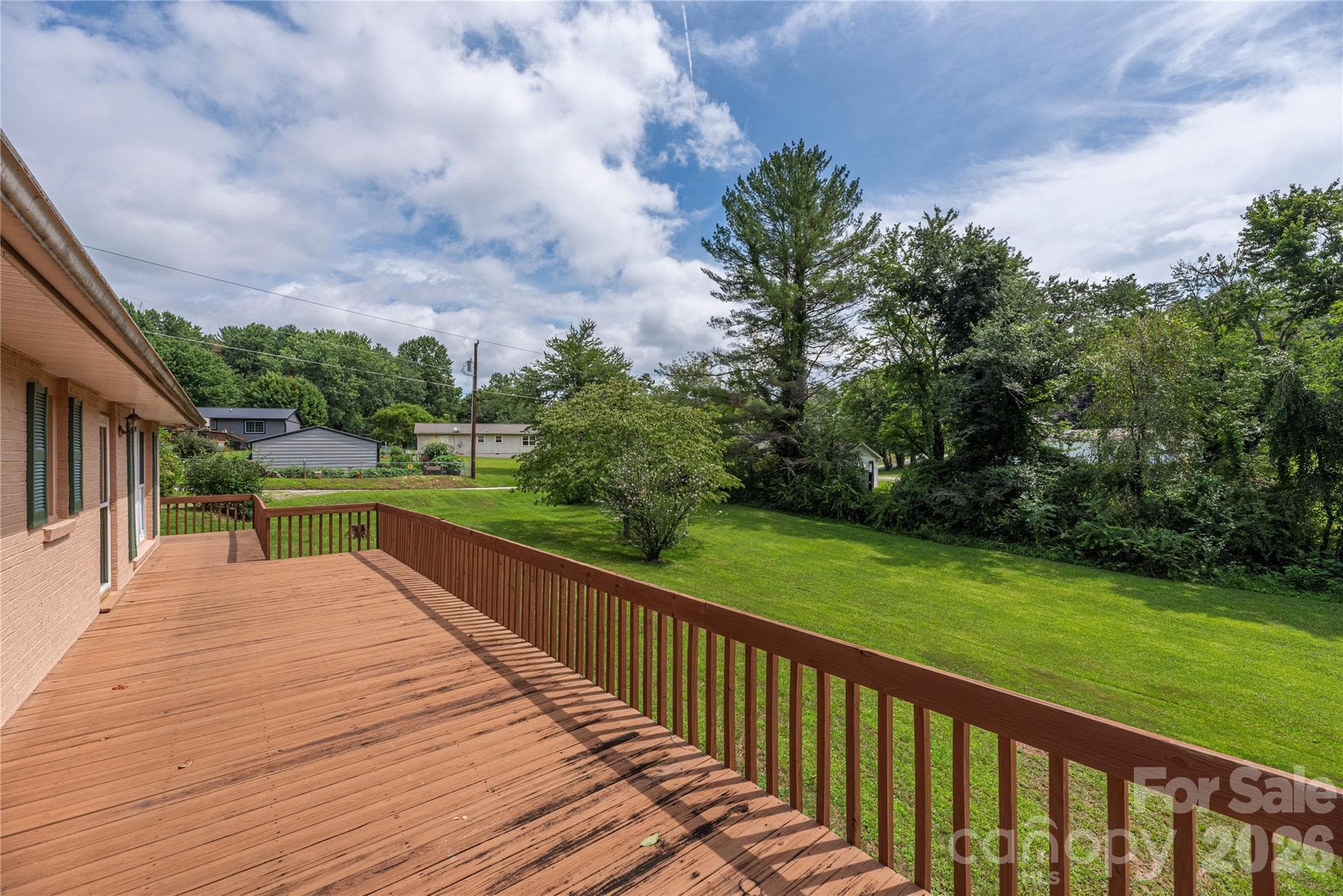 See all the deck space!! - 69 Emerald Lane, Hendersonville