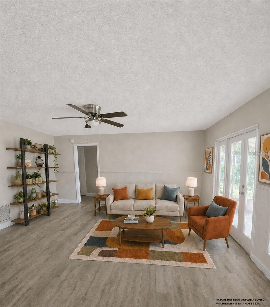 Family room staged - 4518 GASPARILLA AVE, ORLANDO
