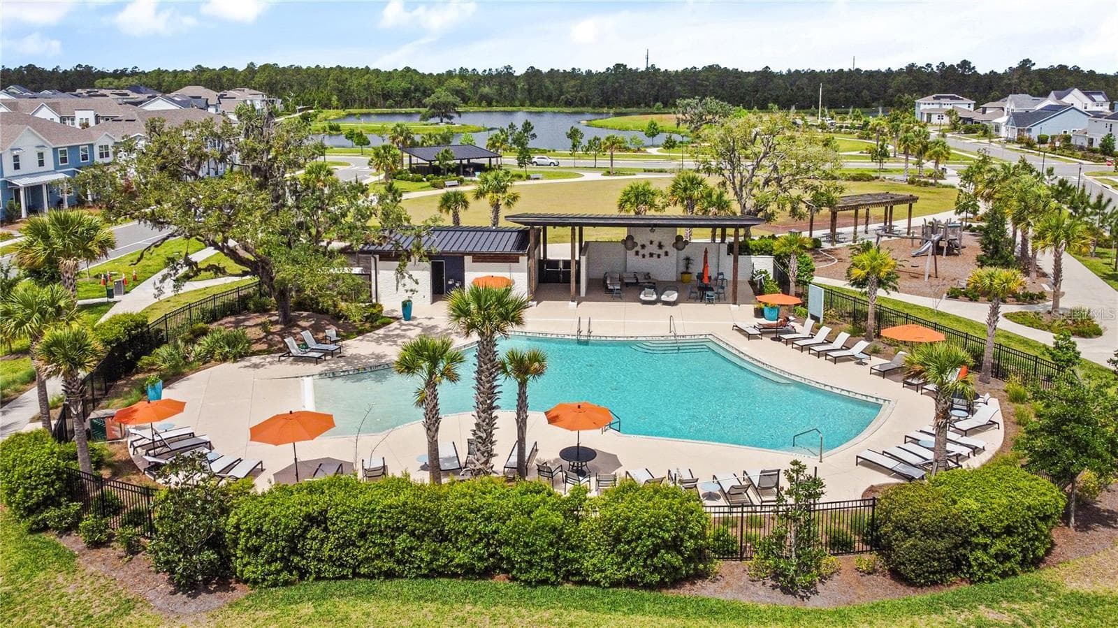 Just steps away.. enjoy this Scenic Tropical Pool and Park. - 2954 JOURNEY PL, ST CLOUD