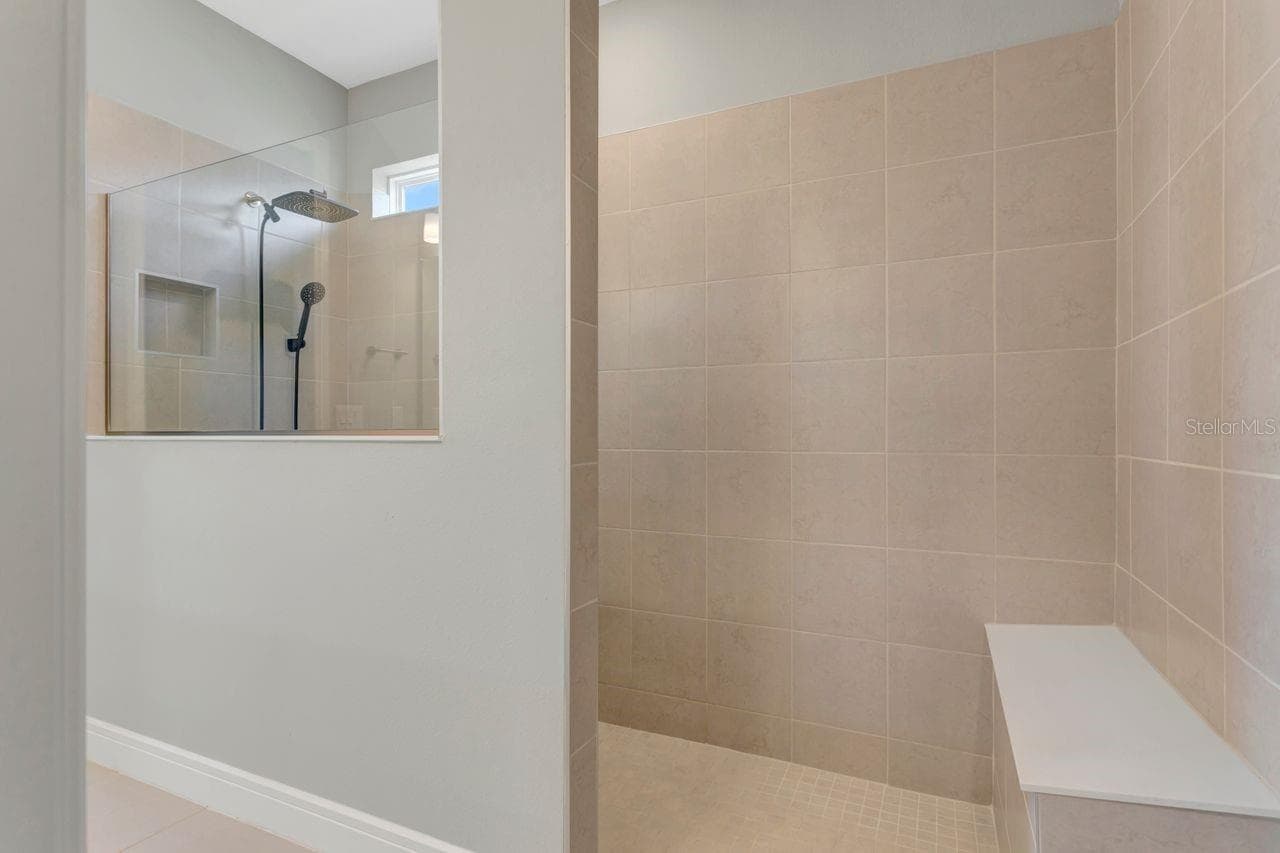 Primary Ensuite with Large walk in Shower - No tub - 9909 LONGMEADOW AVE, PARRISH