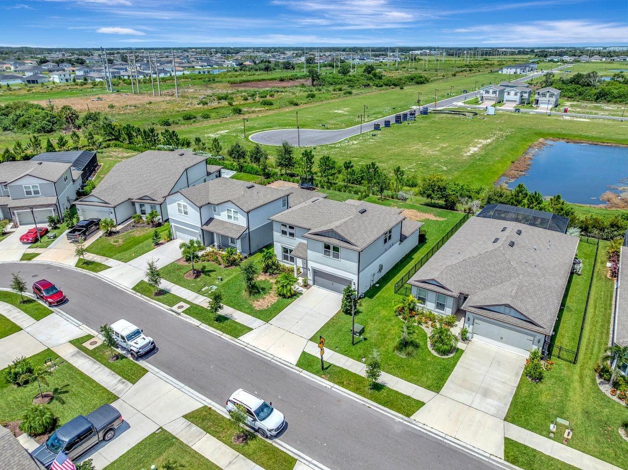 Aerial Views - 9909 LONGMEADOW AVE, PARRISH