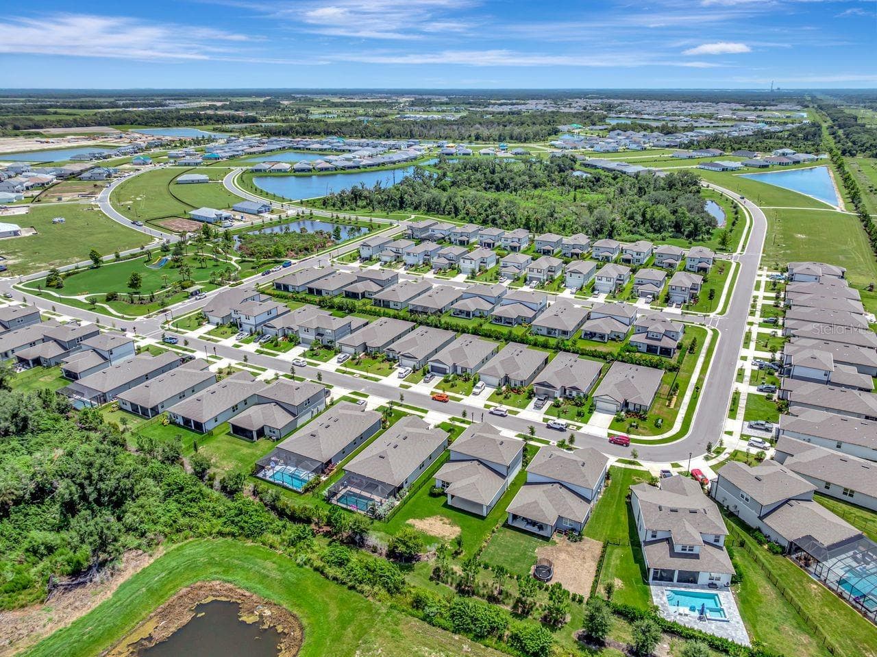 Aerial Views - 9909 LONGMEADOW AVE, PARRISH
