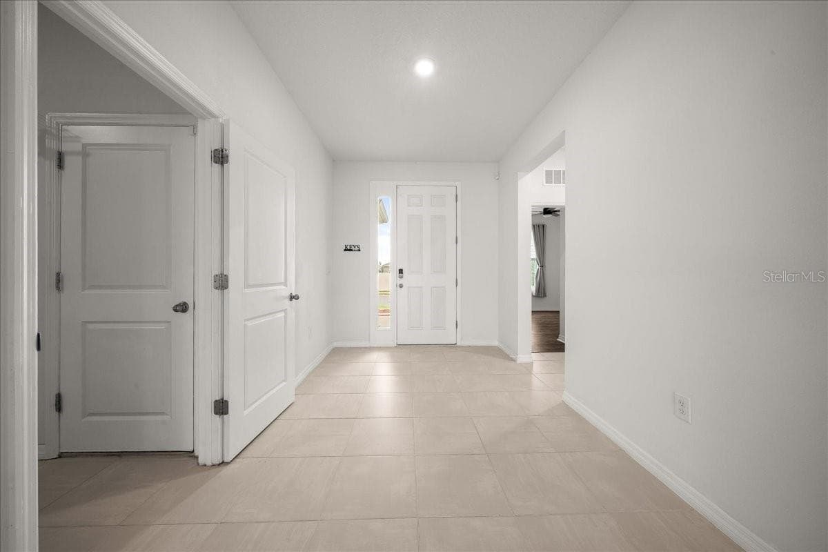 View of Front door from inside - 8068 SW 59TH TER, OCALA