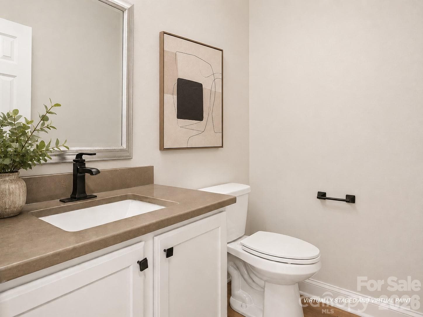 Virtually staged; virtual wall color - 127 Rockbridge Road, Mills River