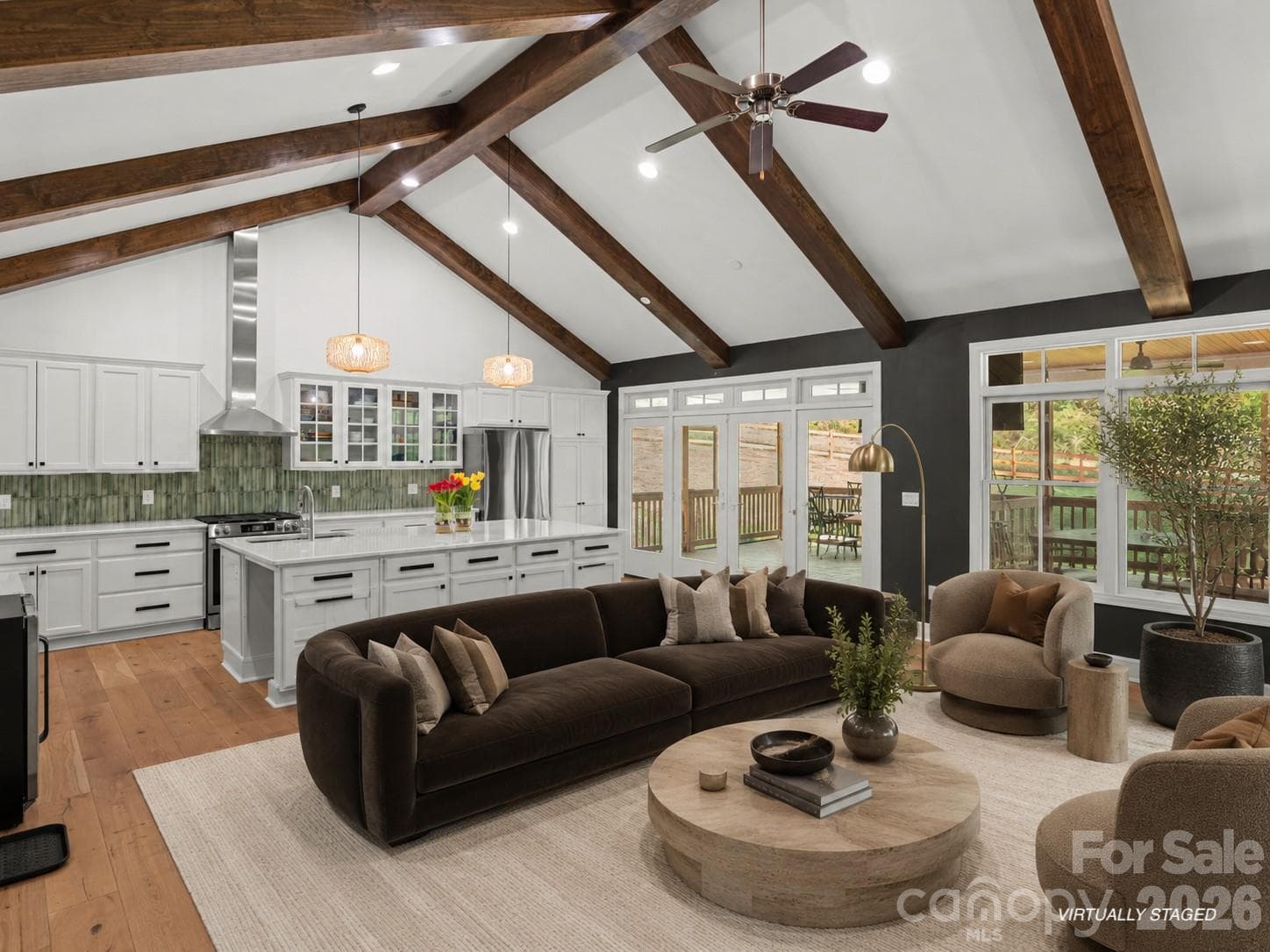 Virtually staged - 127 Rockbridge Road, Mills River