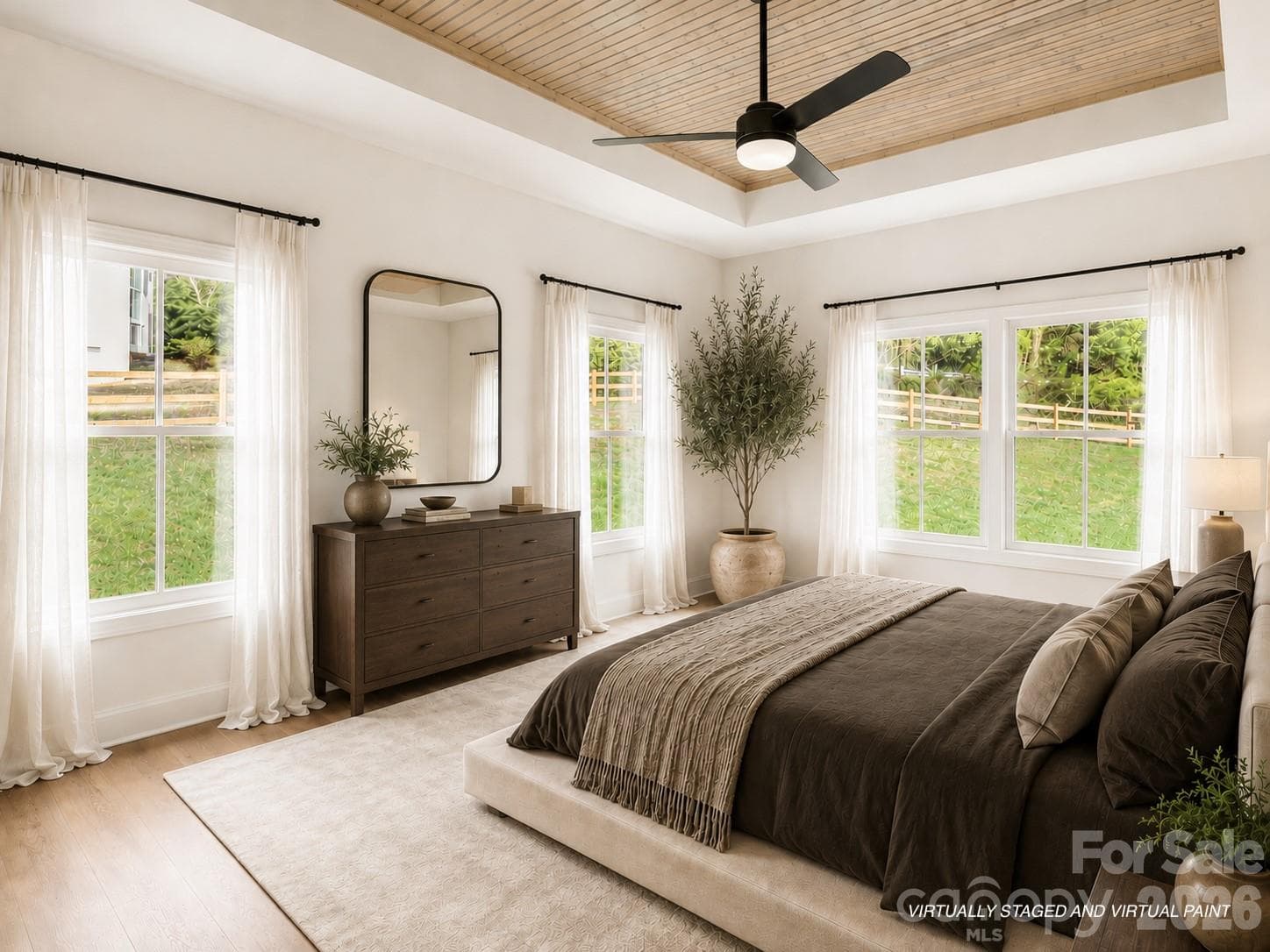 Virtually staged; virtual wall color - 127 Rockbridge Road, Mills River