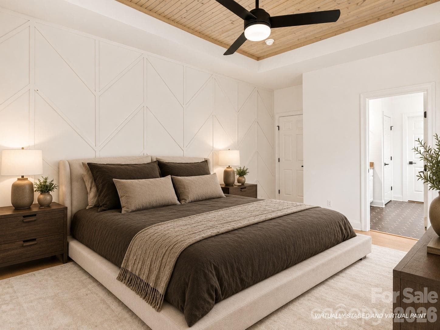 Virtually staged; virtual wall color - 127 Rockbridge Road, Mills River