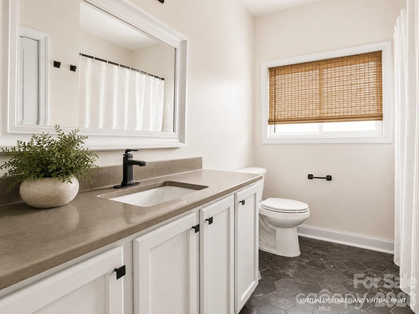 Virtually staged; virtual wall color - 127 Rockbridge Road, Mills River