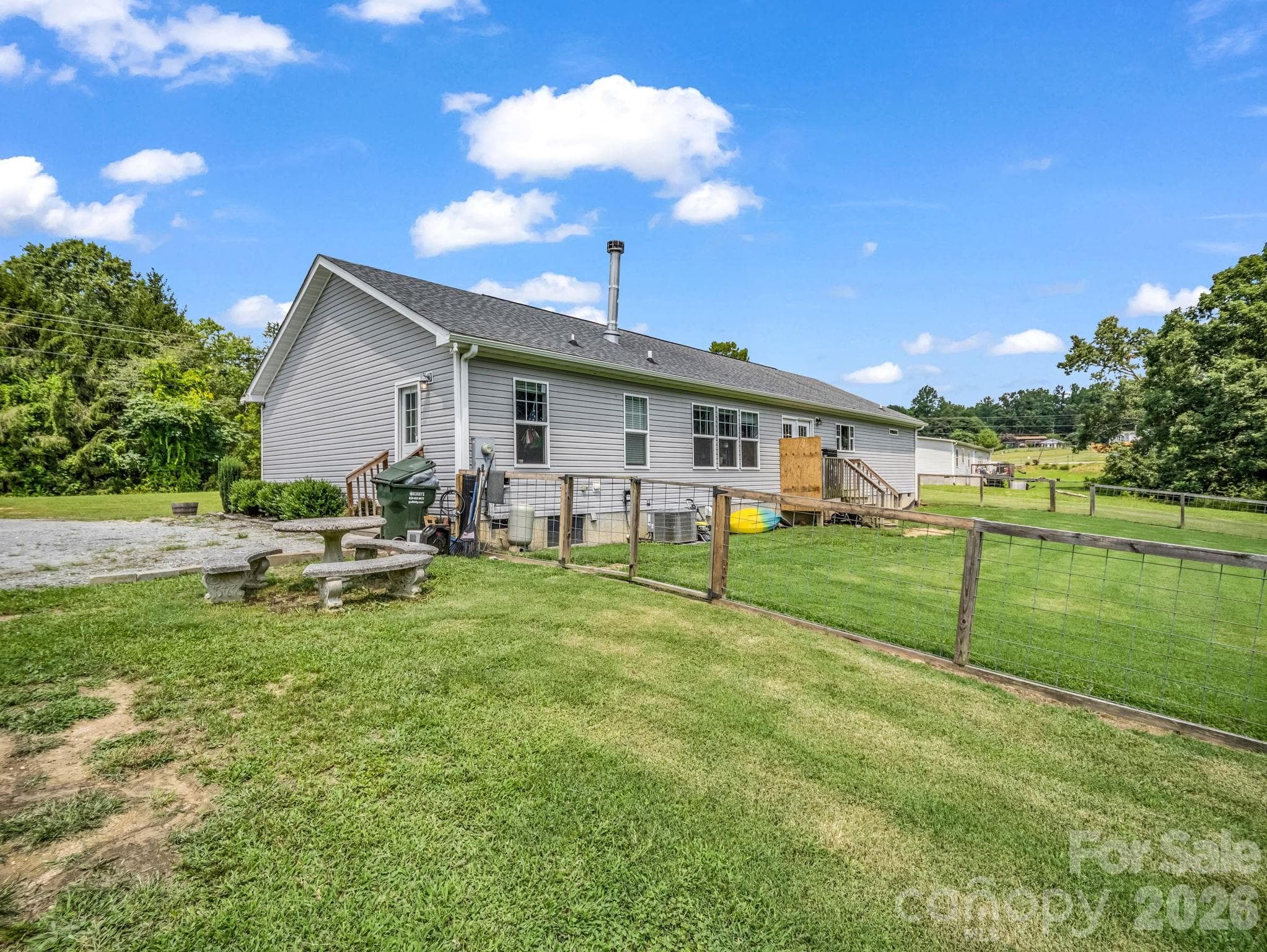 Back of Home - 213 Big Oak Road, Hendersonville