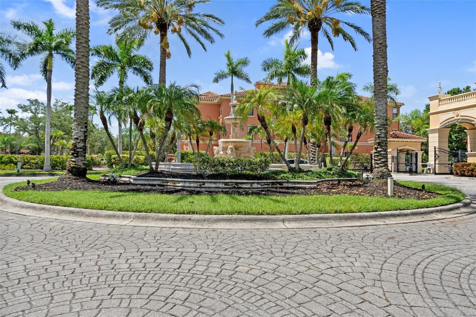 Fountain as you enter the property - 2717 VIA CIPRIANI #631A, CLEARWATER