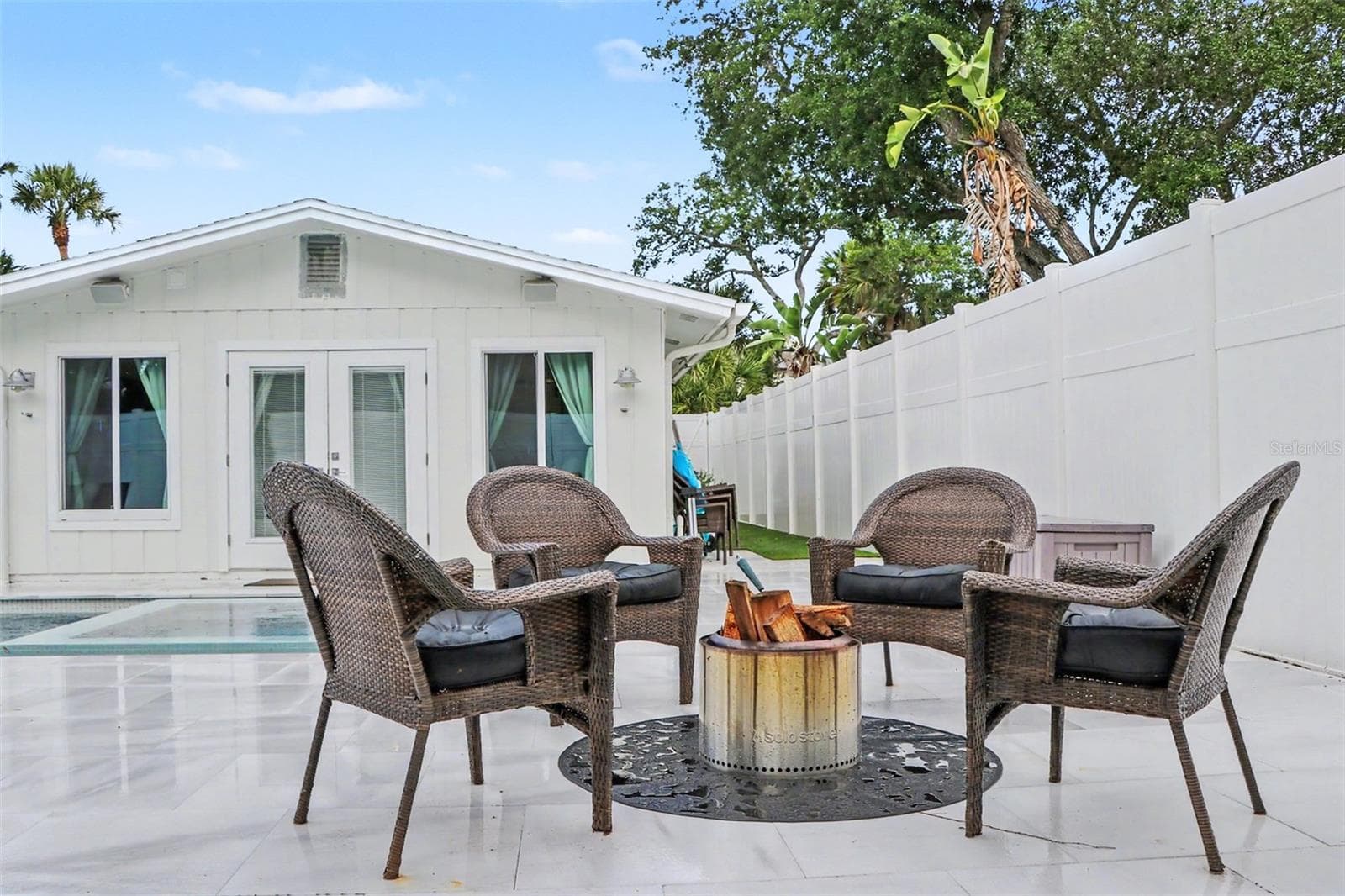 Fireplace - 5143 SANDY BEACH AVE, SARASOTA