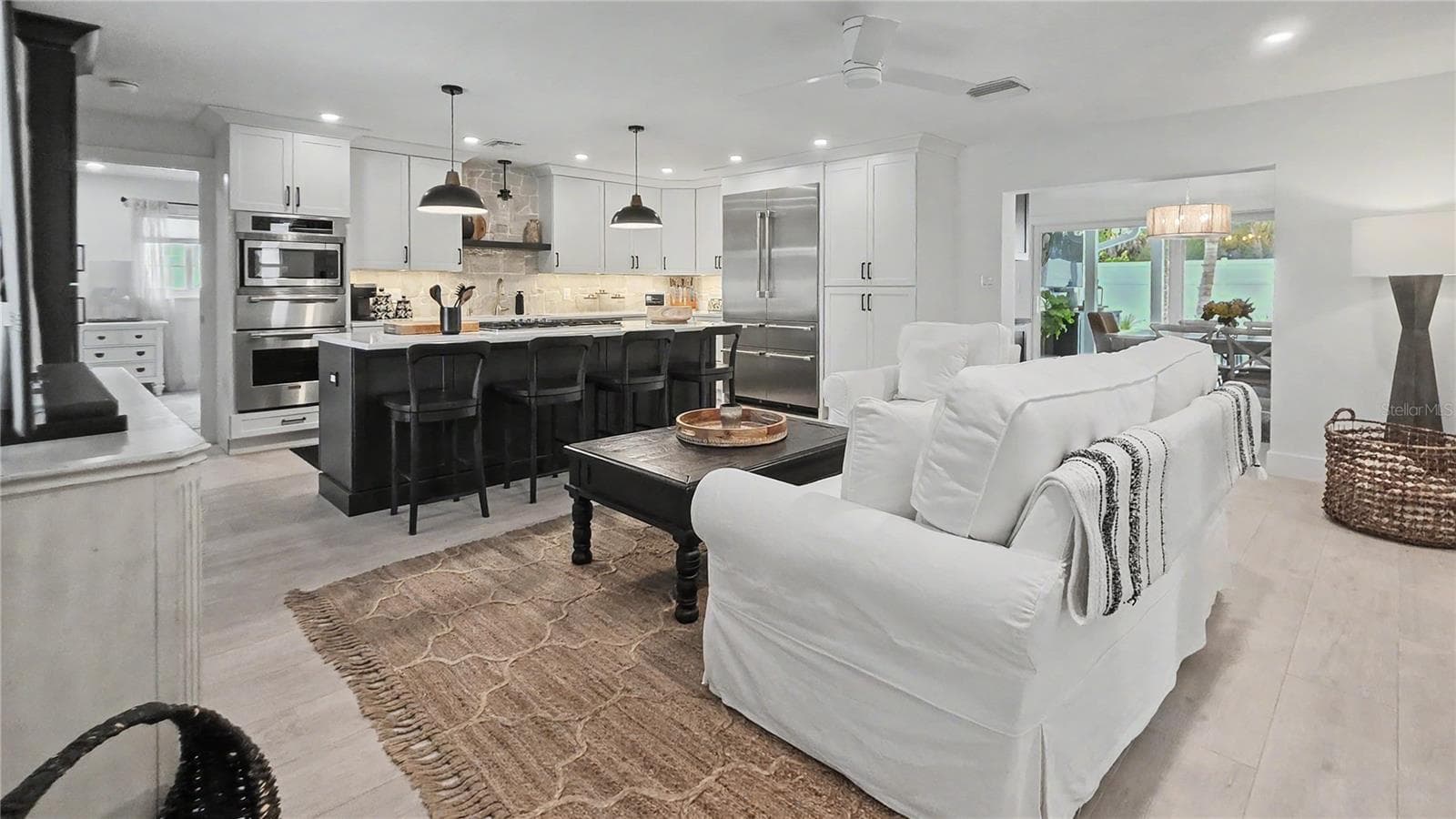 Kitchen/Living Room Entryway - 5143 SANDY BEACH AVE, SARASOTA