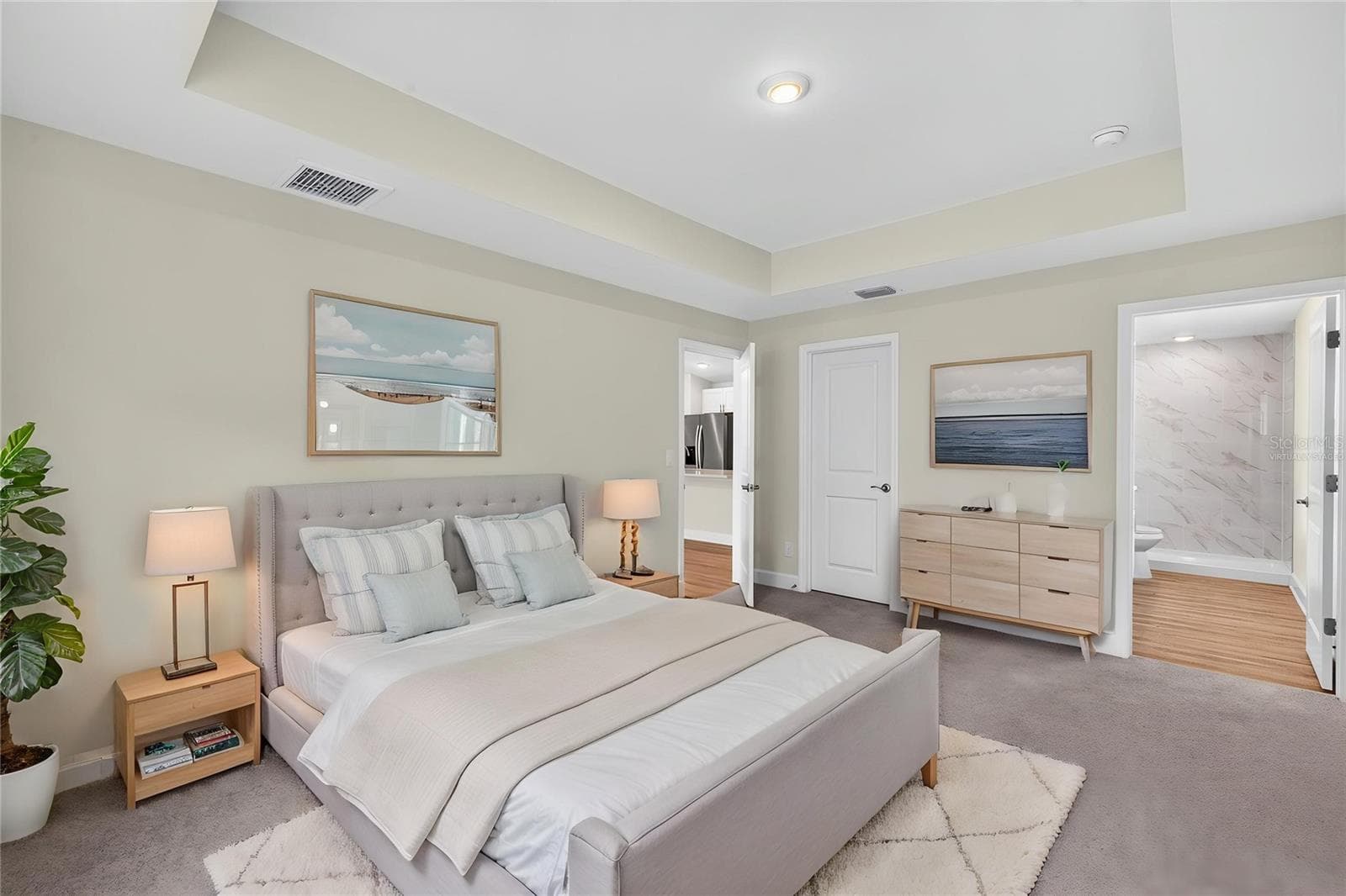 Primary Bedroom Virtually Staged - 23485 BRANCH AVE, PORT CHARLOTTE