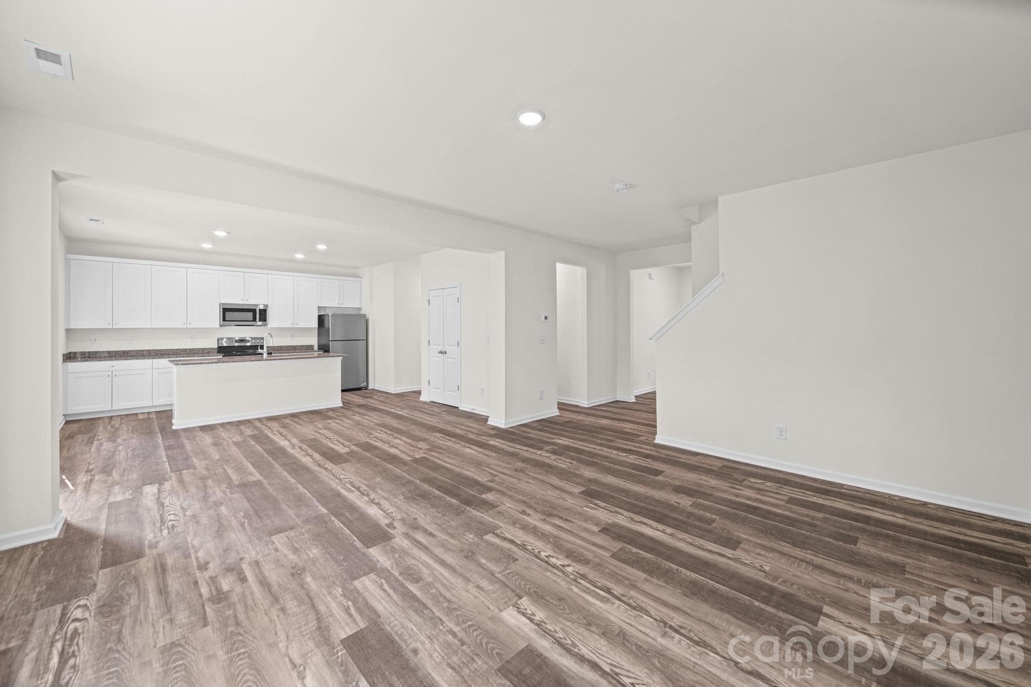 Great Room and Kitchen - 7813 E Lane Drive, Charlotte