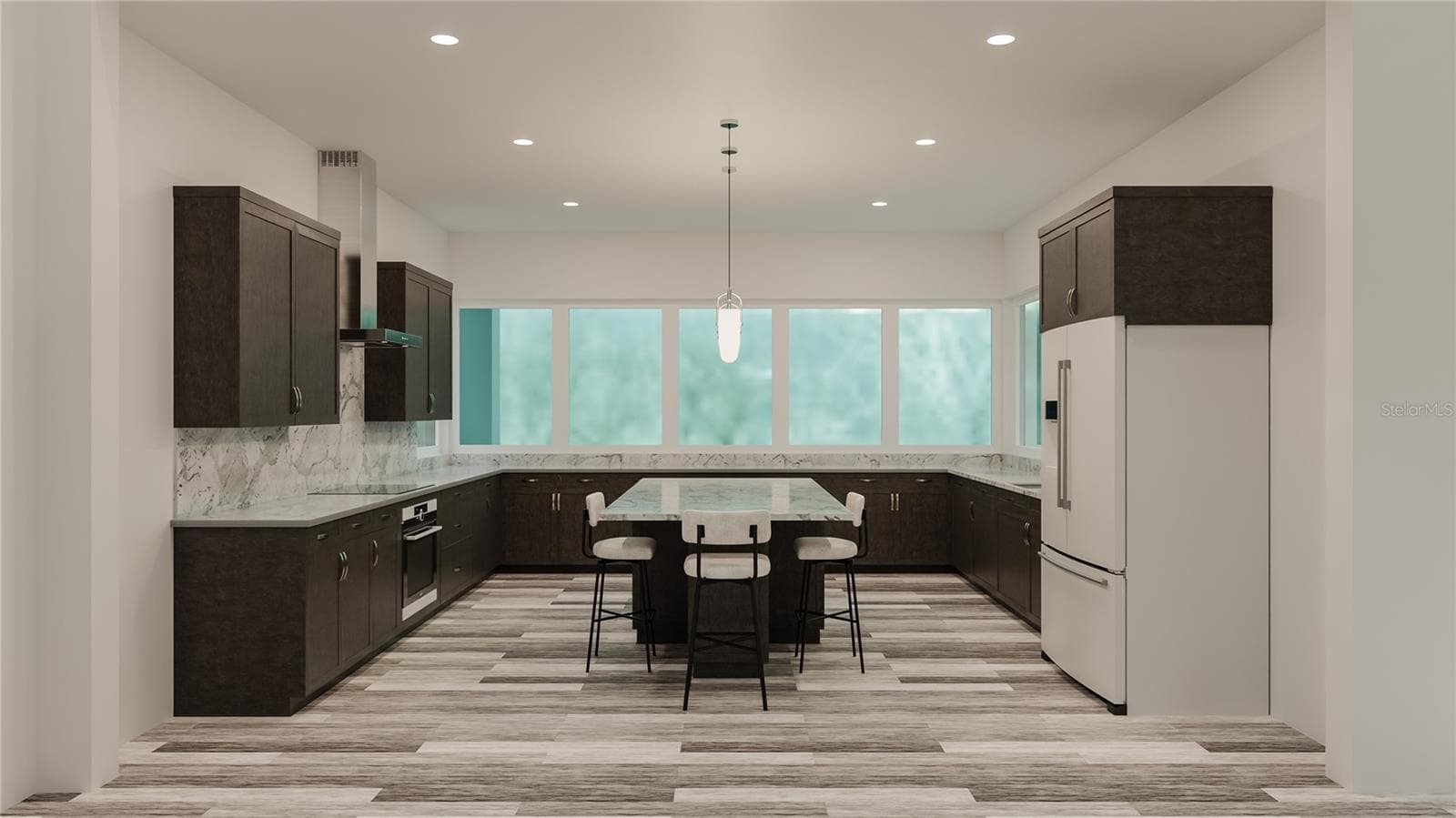Kitchen Rendering | 190 Mockingbird Ln, Englewood, FL 34223 - 190 MOCKINGBIRD LN, ENGLEWOOD