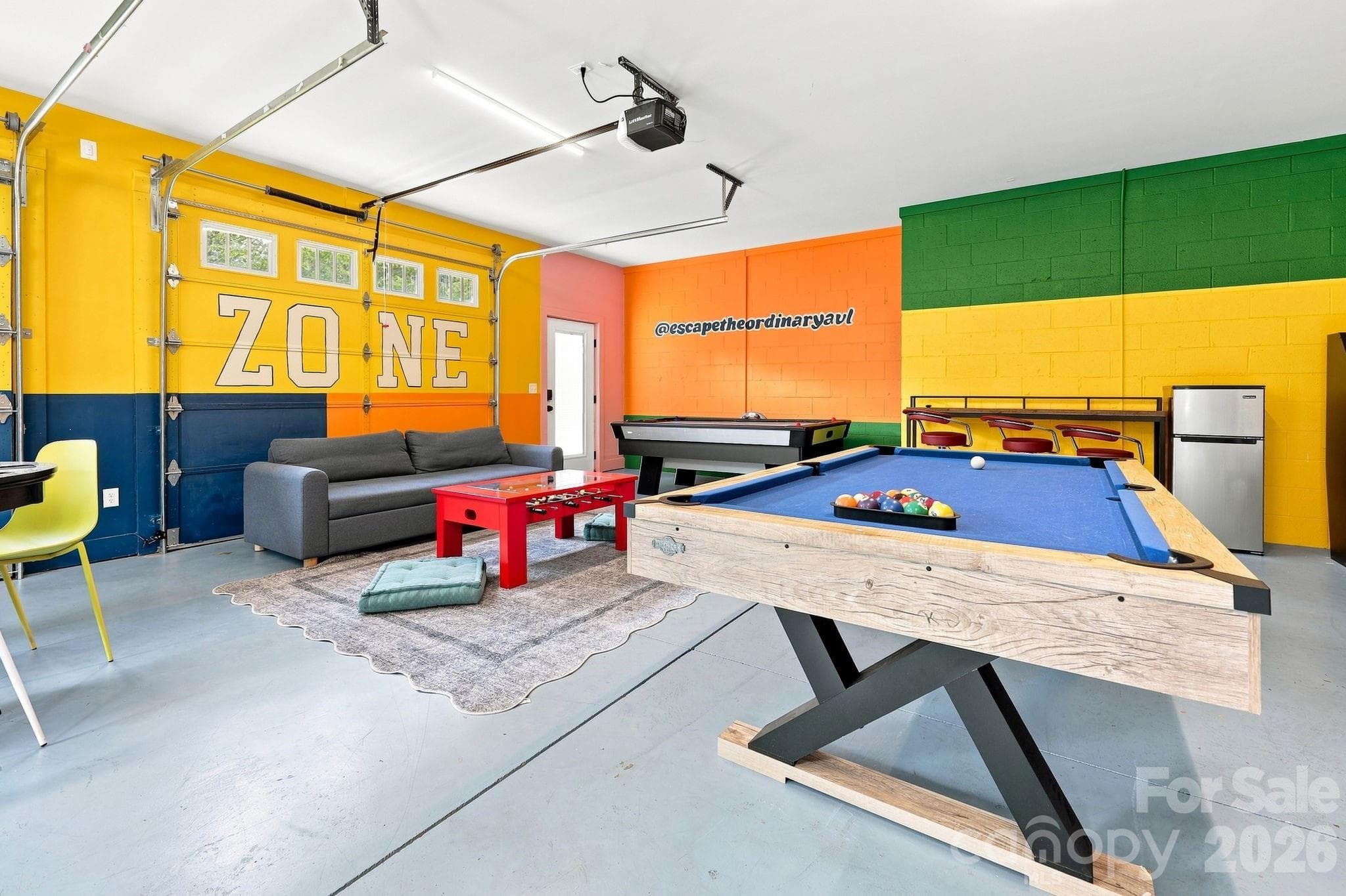 converted 2 car garage to finished area - Game room - 322 Goughes Branch Road, Leicester