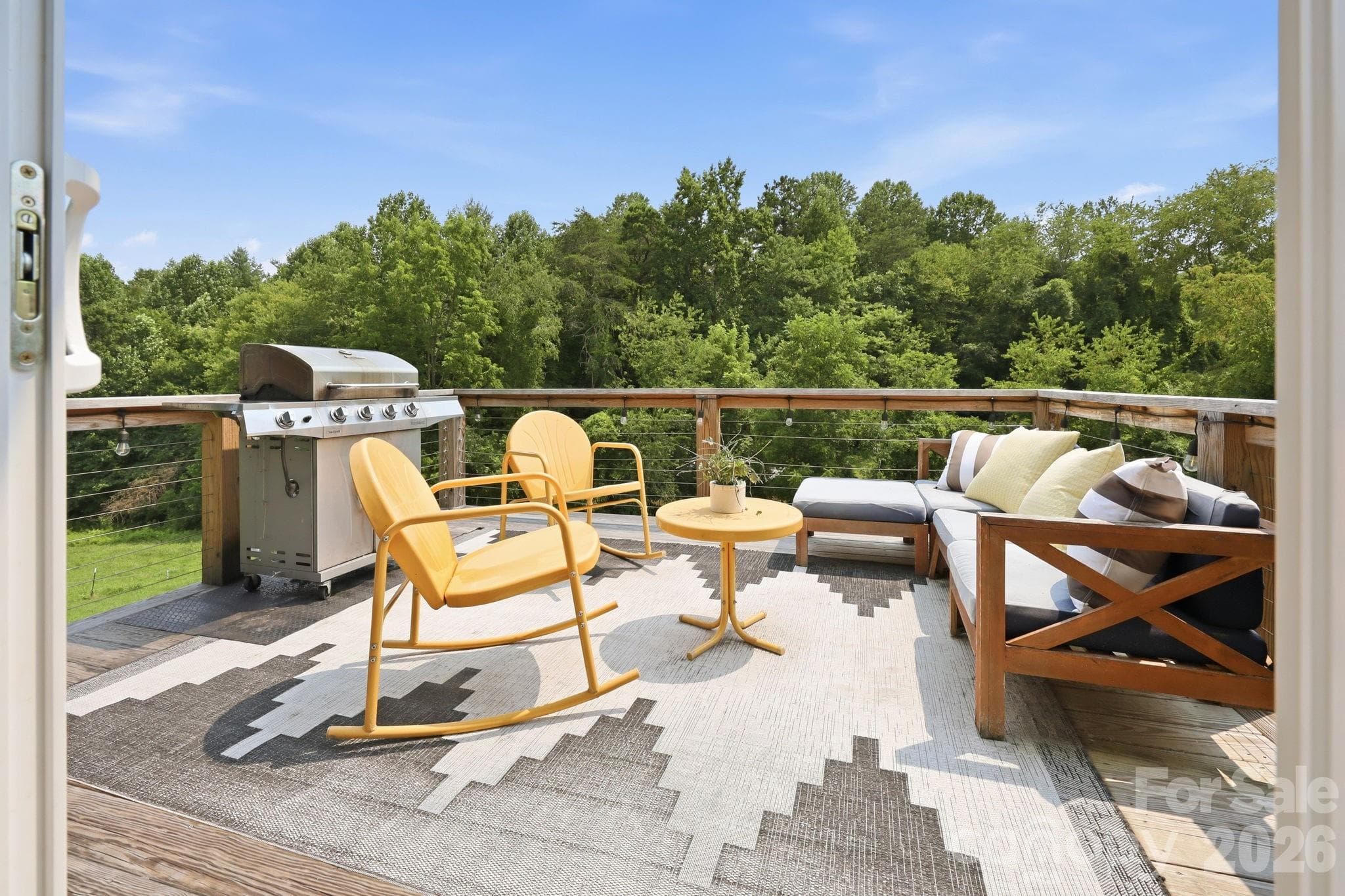 Back deck - 322 Goughes Branch Road, Leicester