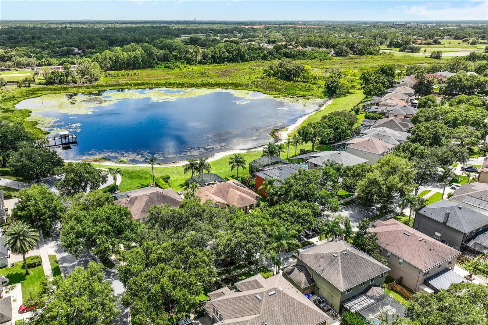 This home is positioned across from the sparkling lake and playground. This area is well cared for. - 483 VIA TUSCANY LOOP, LAKE MARY