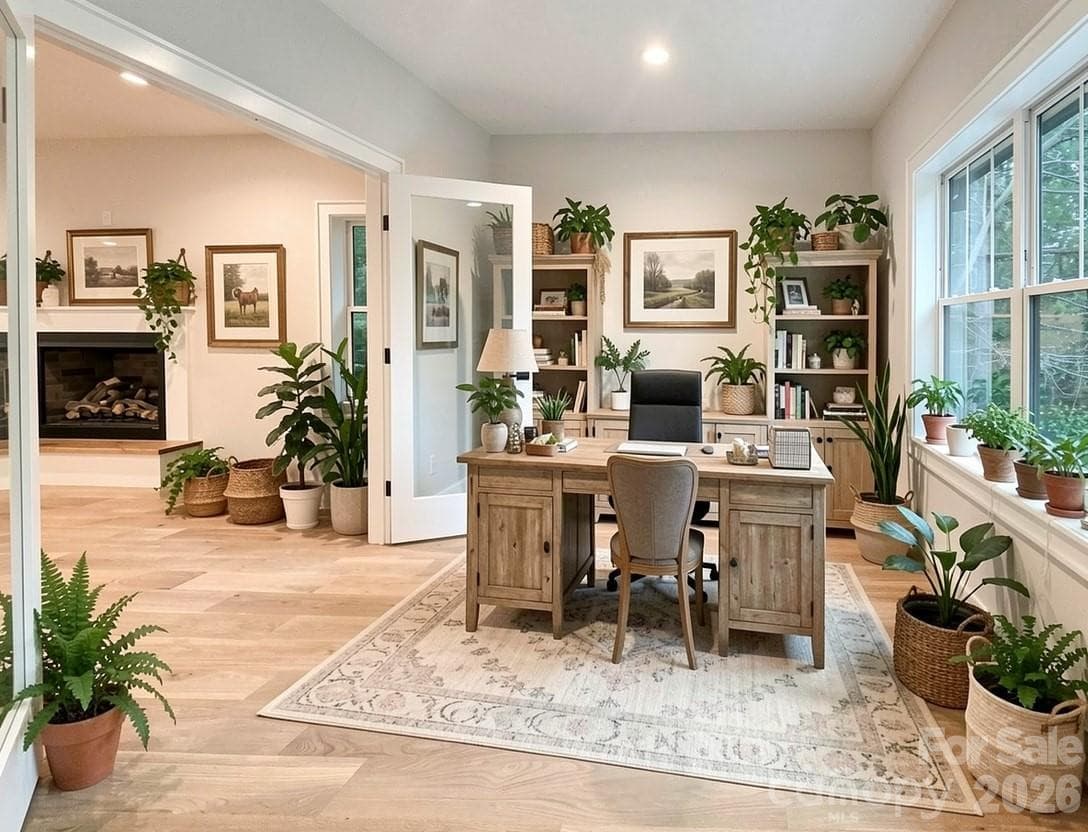 Office-Virtual Staging - 505 S Oconeechee Avenue, Black Mountain