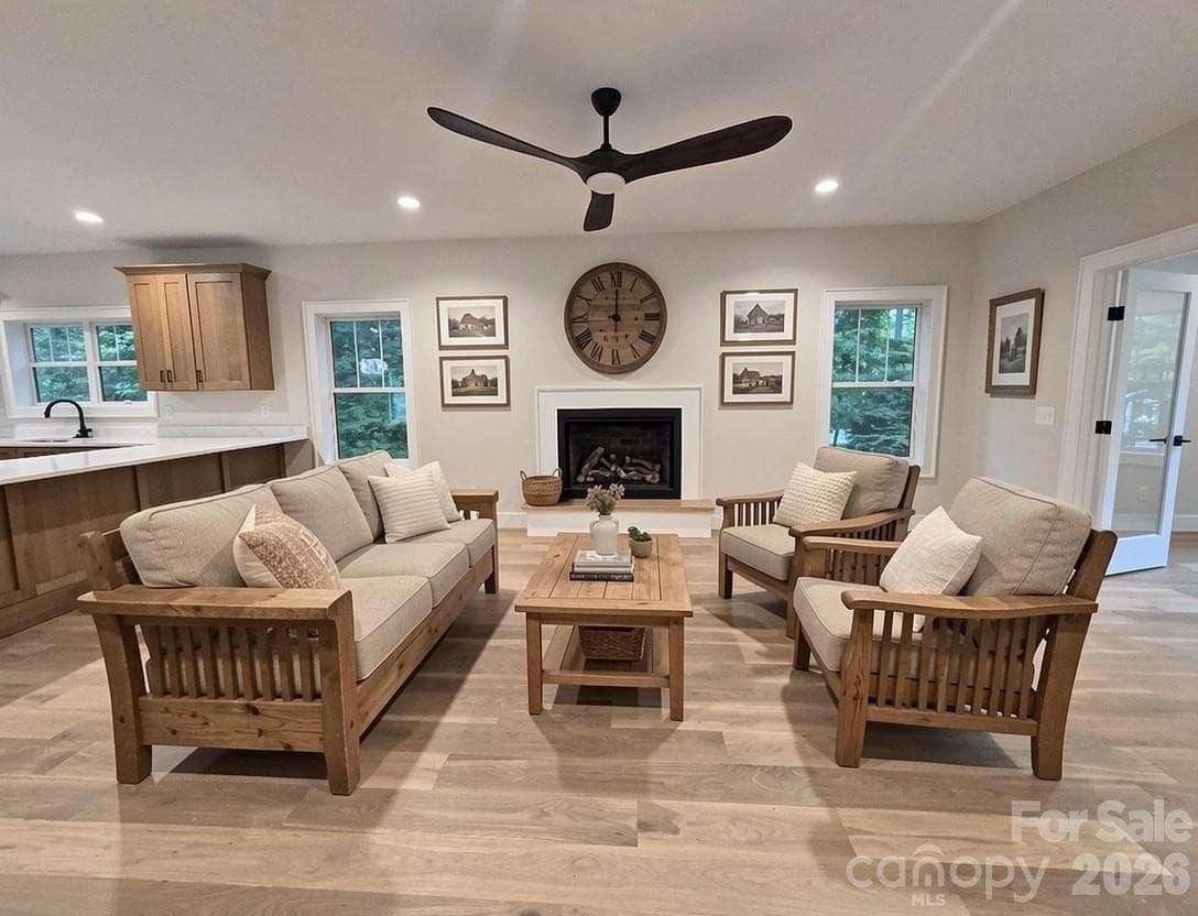 Living-Virtual Staging - 505 S Oconeechee Avenue, Black Mountain