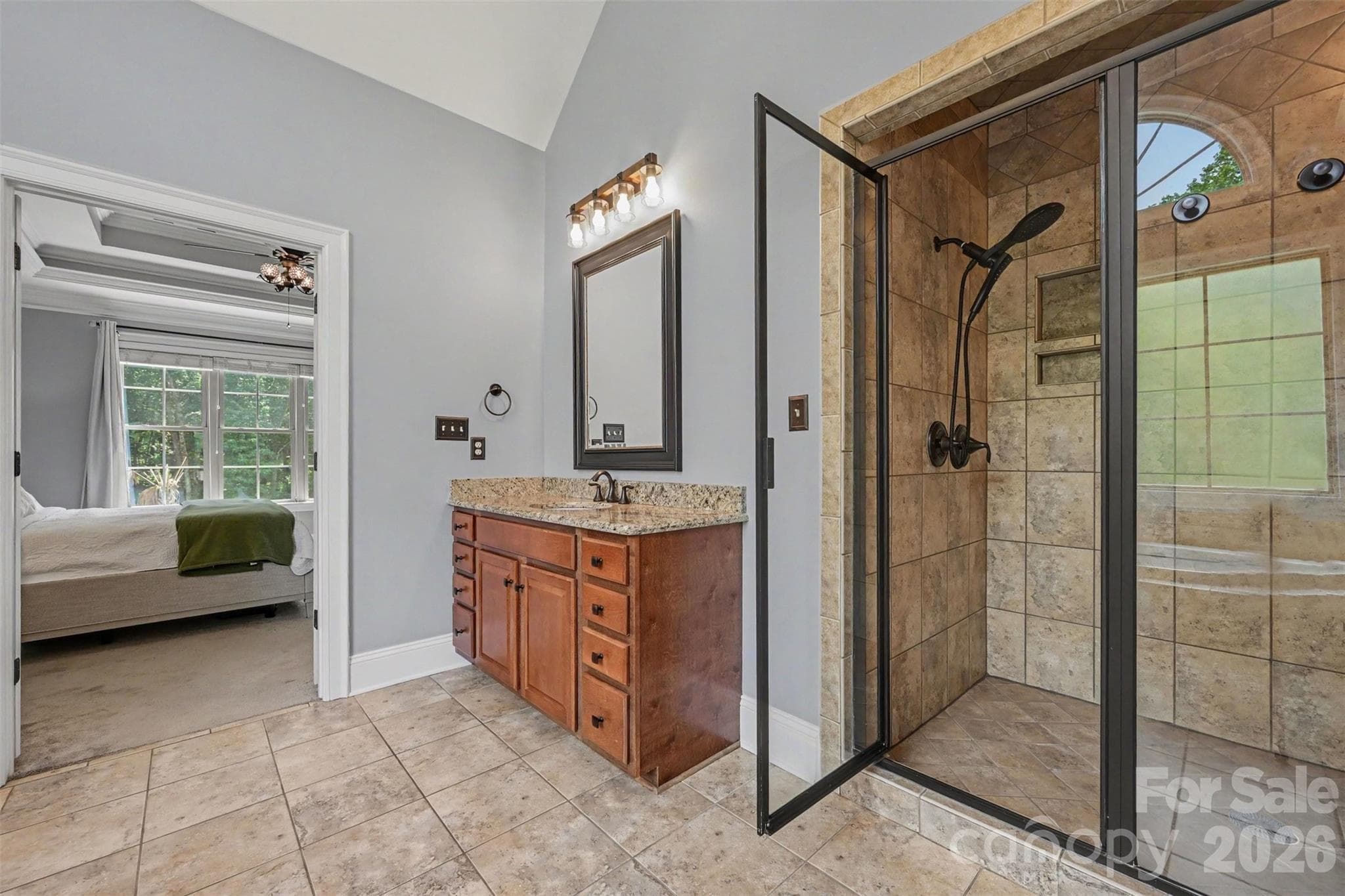 Walk In Glass Shower - 470 Swift Creek Cove, Lake Wylie