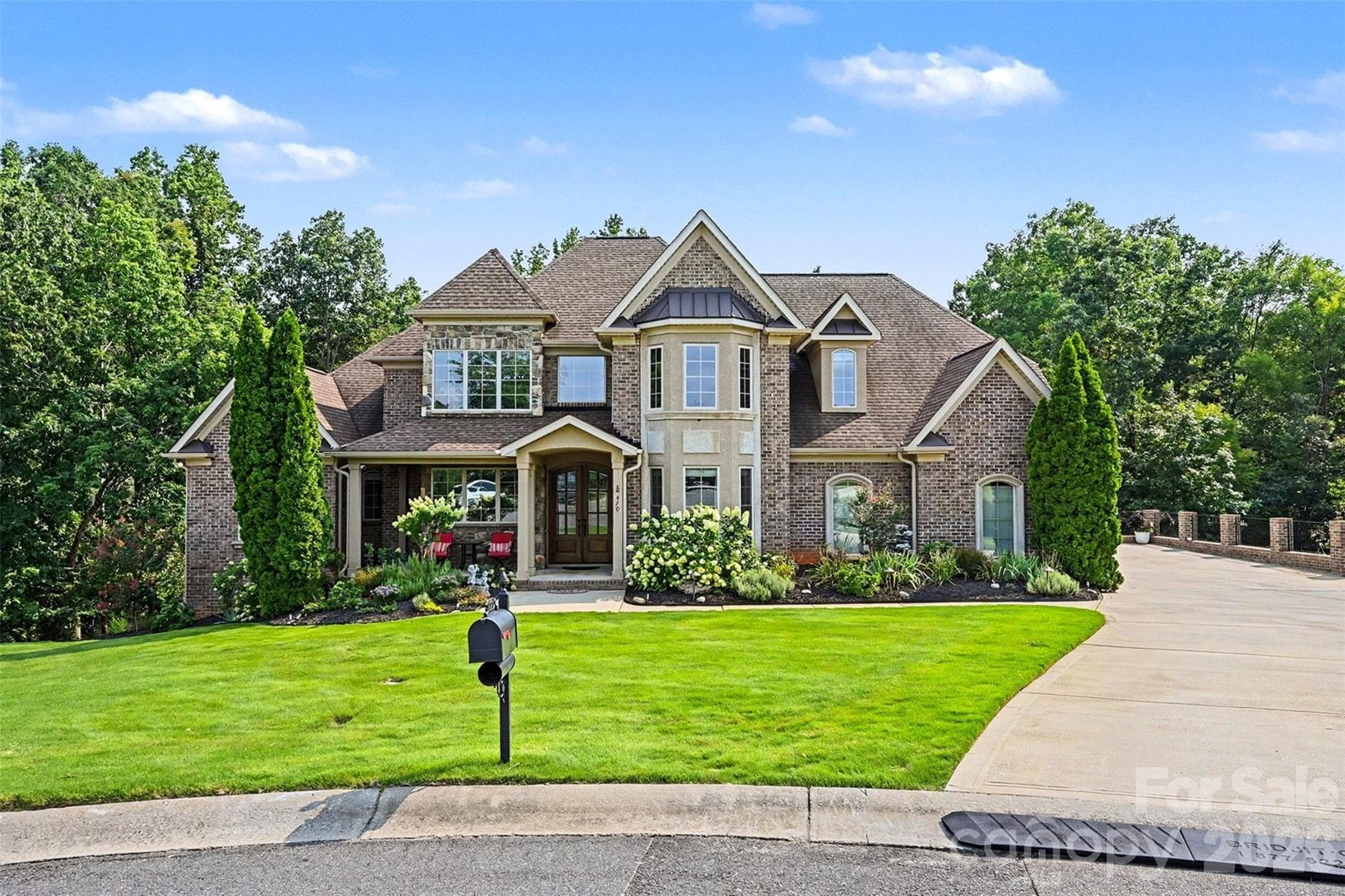 Stately Front Elevation - 470 Swift Creek Cove, Lake Wylie