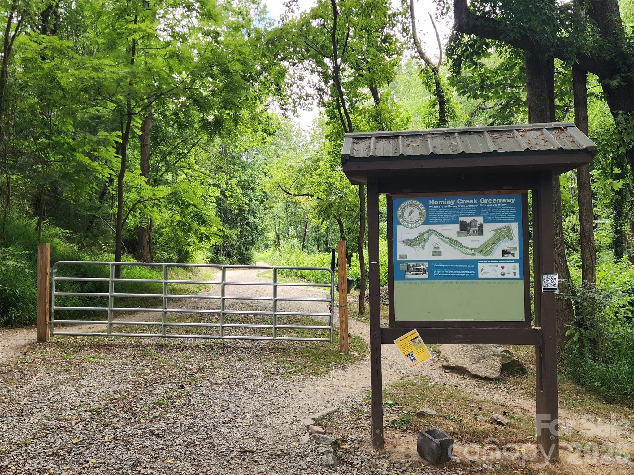 Sand Hill Entrance to Hominy Creek Greenway .4 miles from property - 63 Baker Place, Asheville