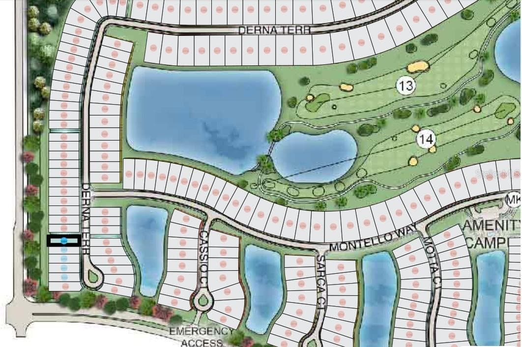 14525 Derna Terrace Site Map - 14525 DERNA TER, BRADENTON