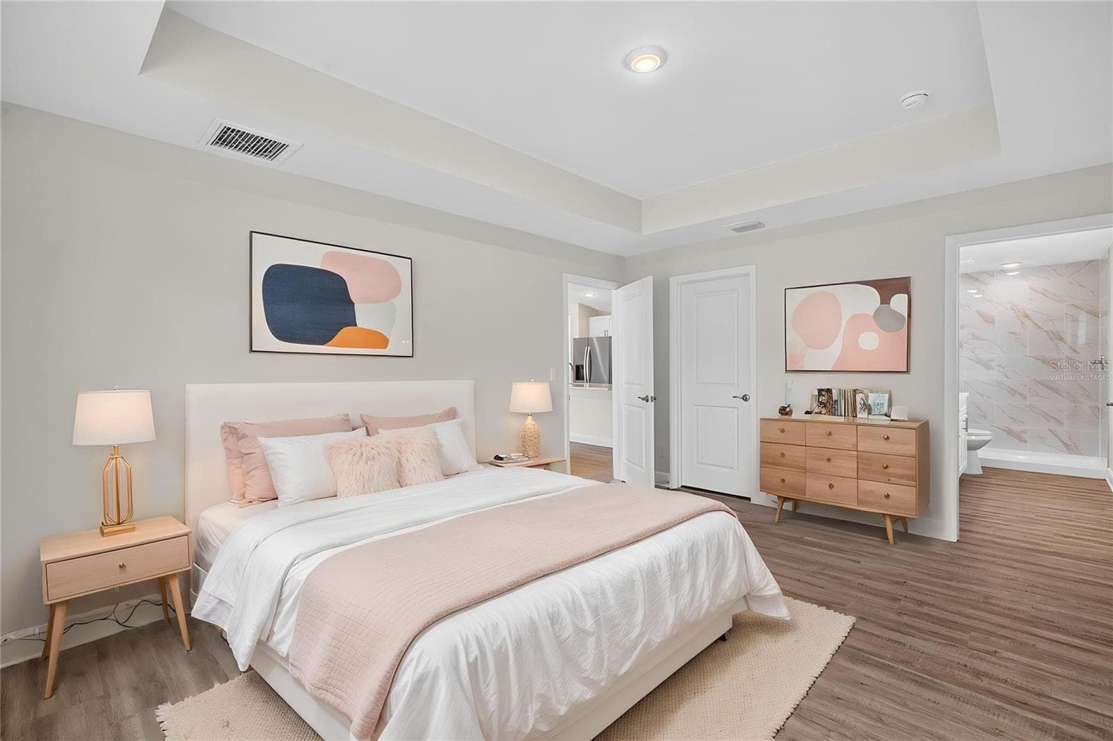 Primary Bedroom Virtually Staged - 147 FLANDERS ST, PORT CHARLOTTE