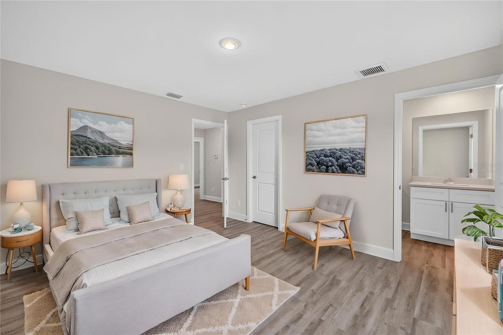 Guest Room Virtually Staged - 147 FLANDERS ST, PORT CHARLOTTE