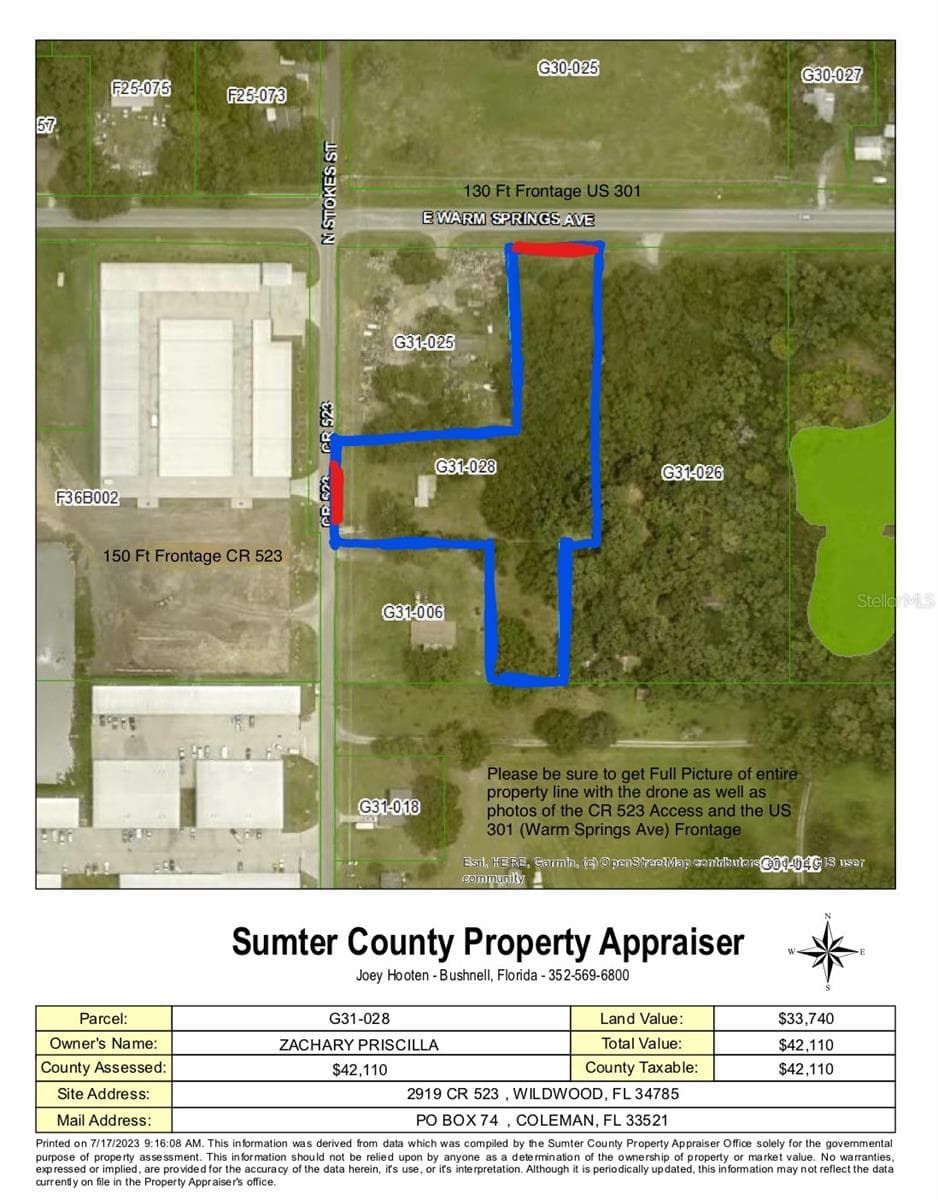 Land at 2919 COUNTY ROAD 523, WILDWOOD, photo 4 of 11