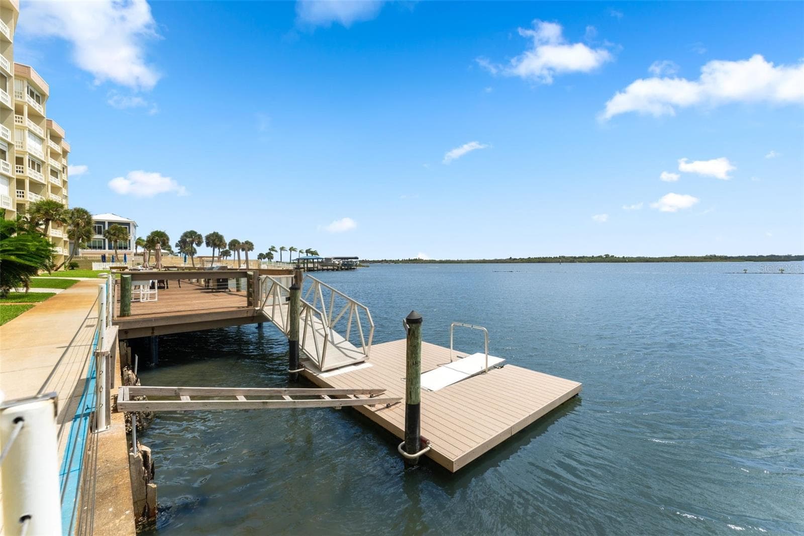 Floating dock launch for kayaks, canoes and other water toys - 3606 S PENINSULA DR #102, PORT ORANGE