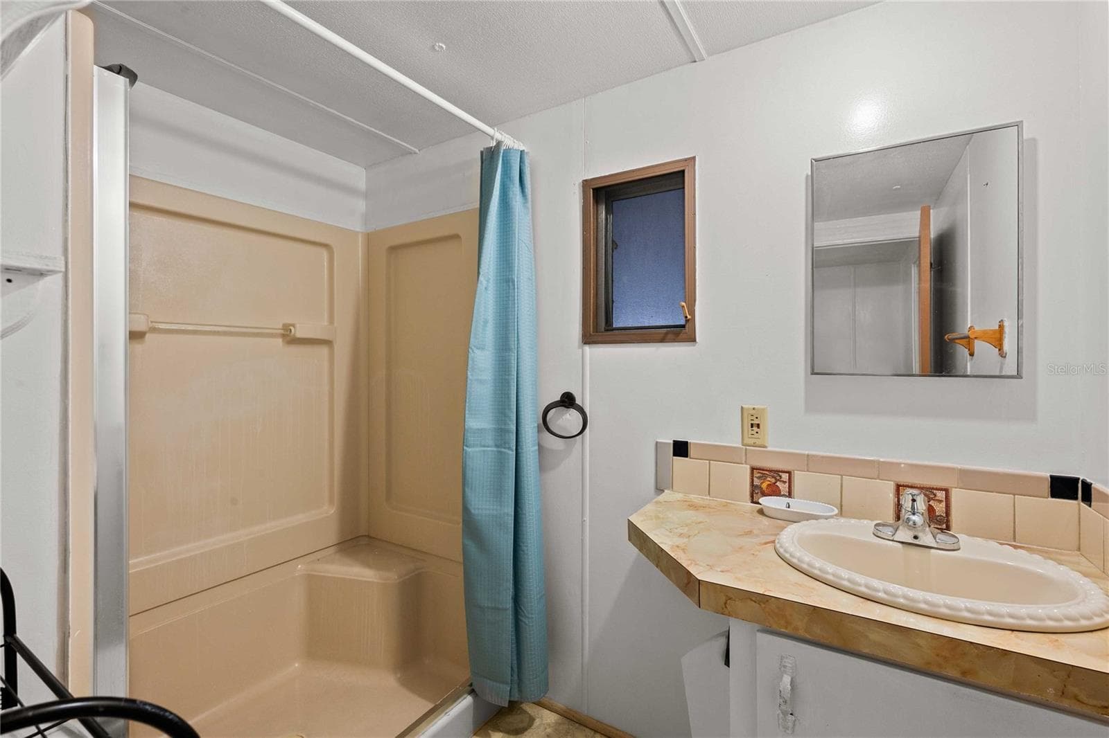 Step-in shower in this home. - 5318 ASTRID DR, ZEPHYRHILLS
