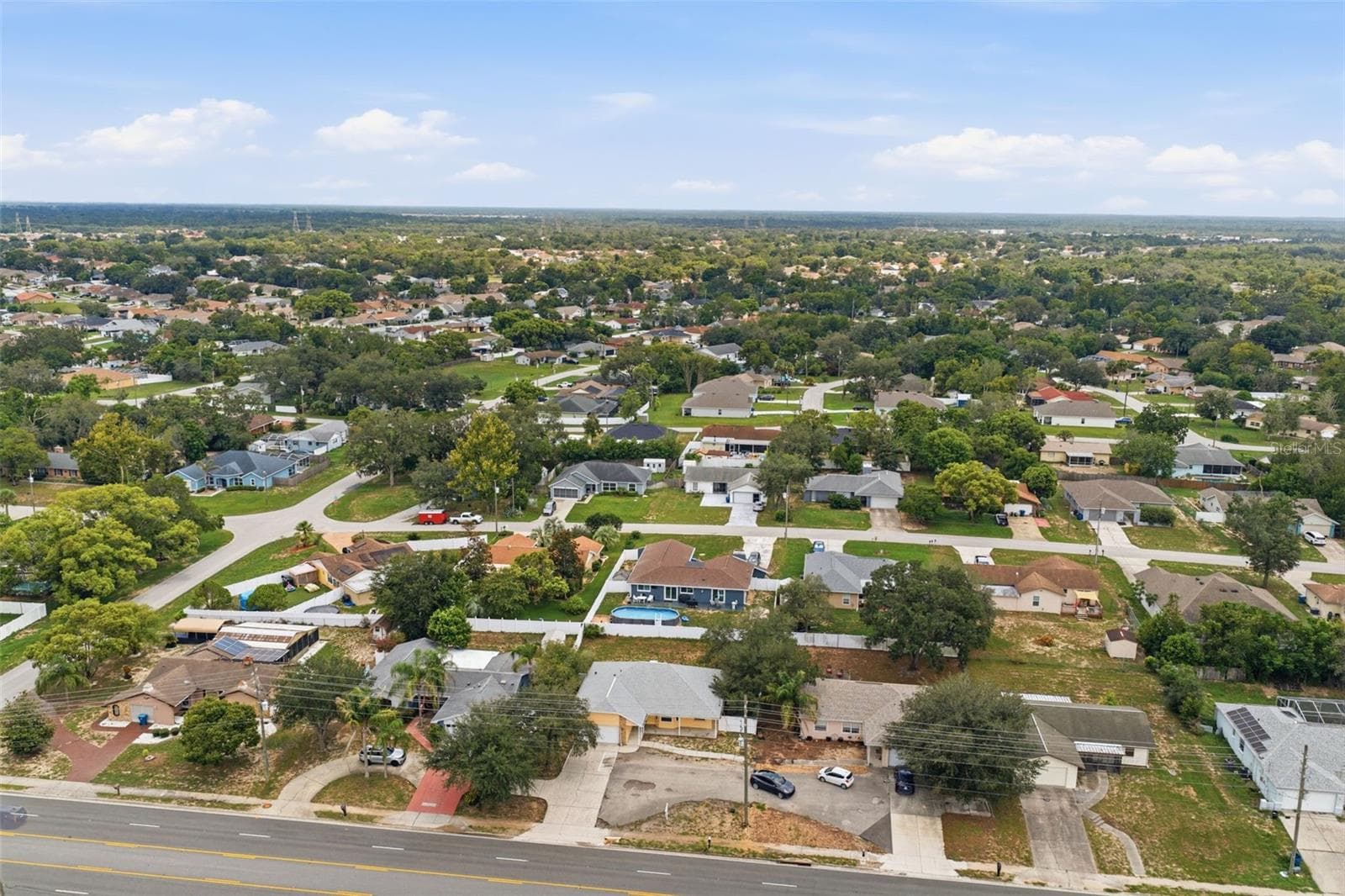 Aerial View - 10154 SPRING HILL DR, SPRING HILL