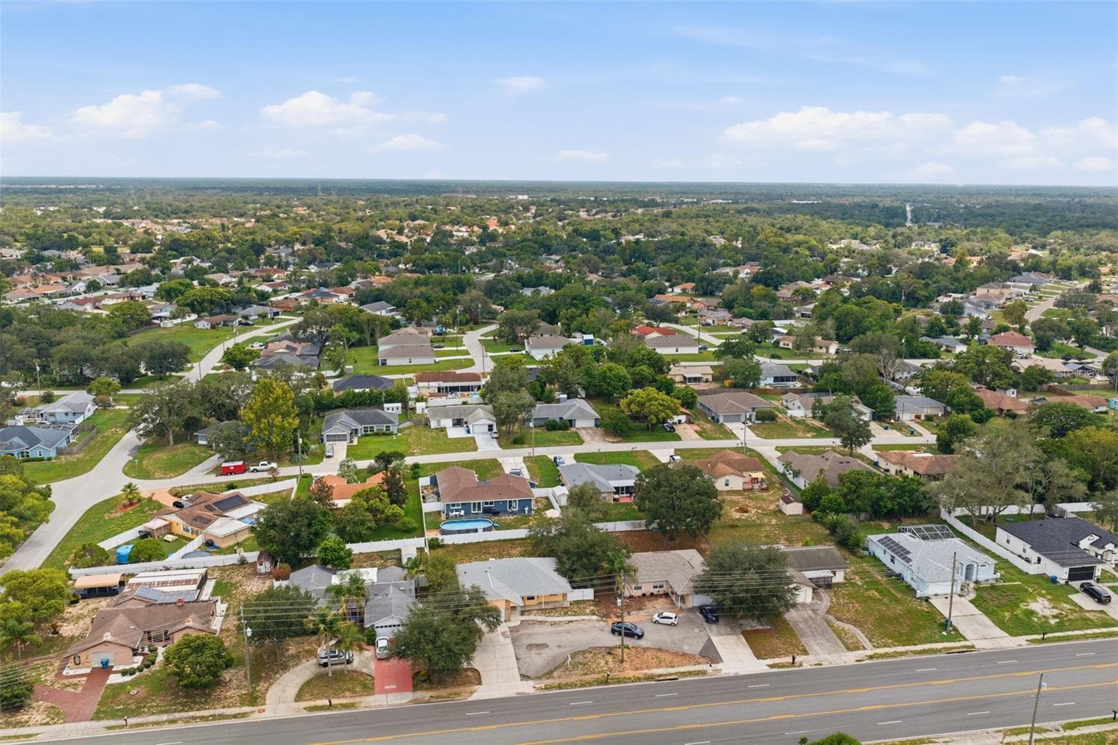 Aerial View - 10154 SPRING HILL DR, SPRING HILL