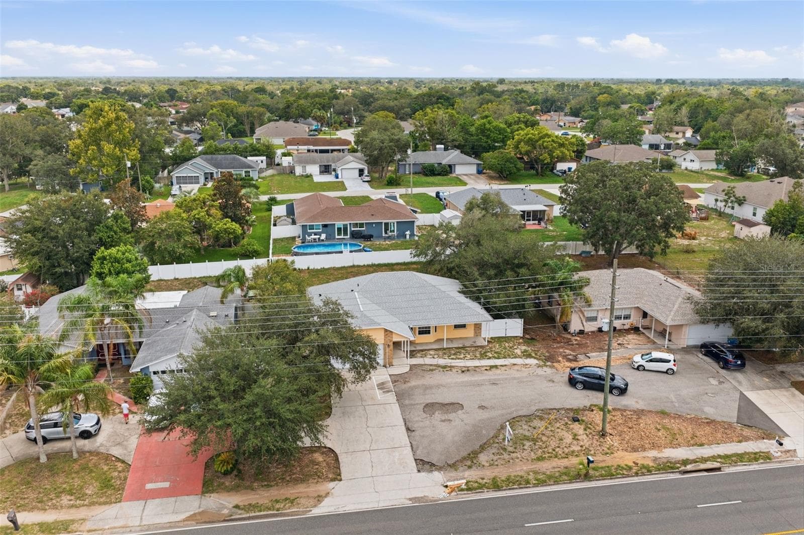 Aerial View - 10154 SPRING HILL DR, SPRING HILL