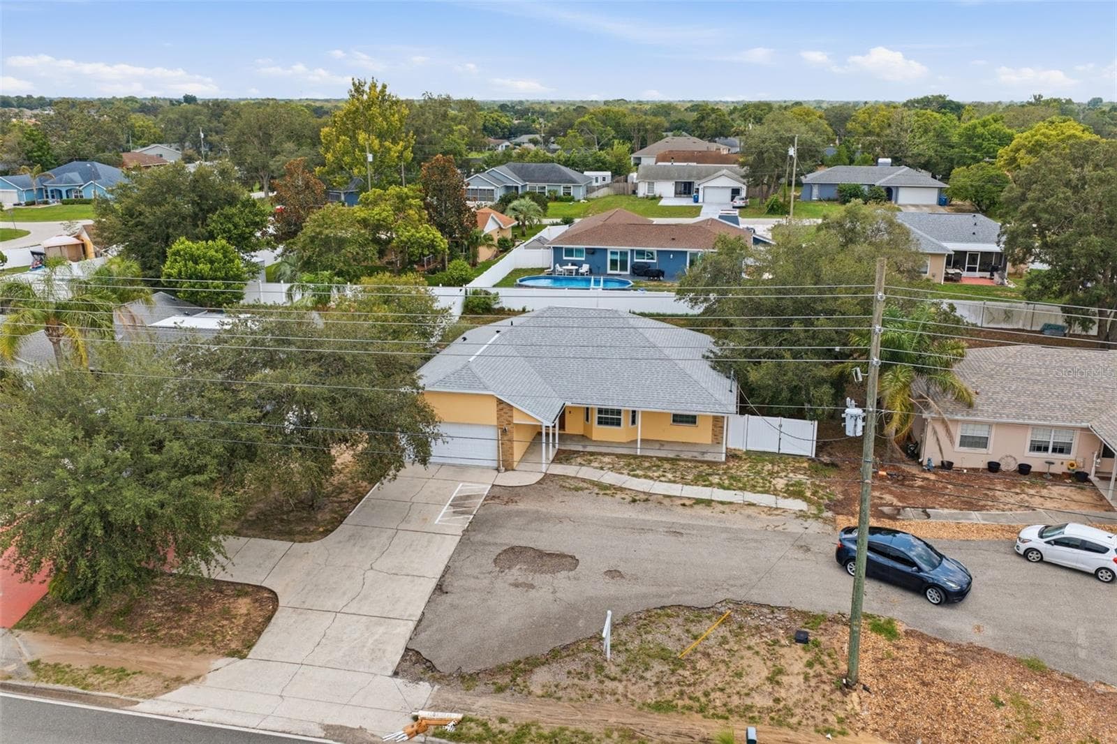 Aerial View - 10154 SPRING HILL DR, SPRING HILL