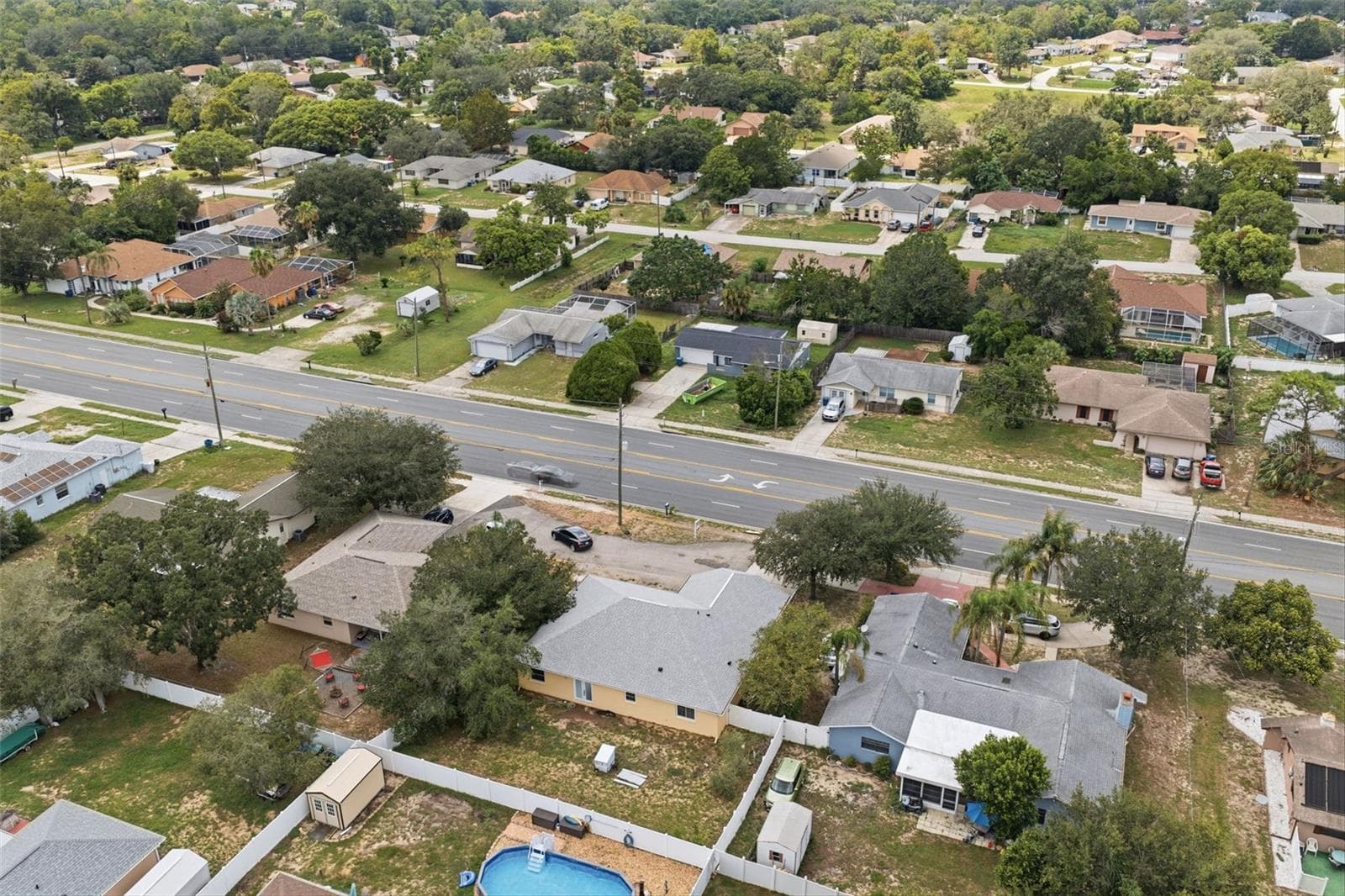 Aerial View - 10154 SPRING HILL DR, SPRING HILL