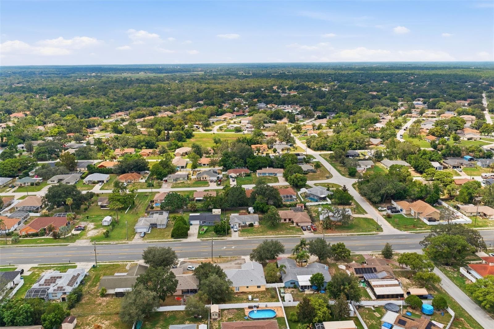 Aerial View - 10154 SPRING HILL DR, SPRING HILL